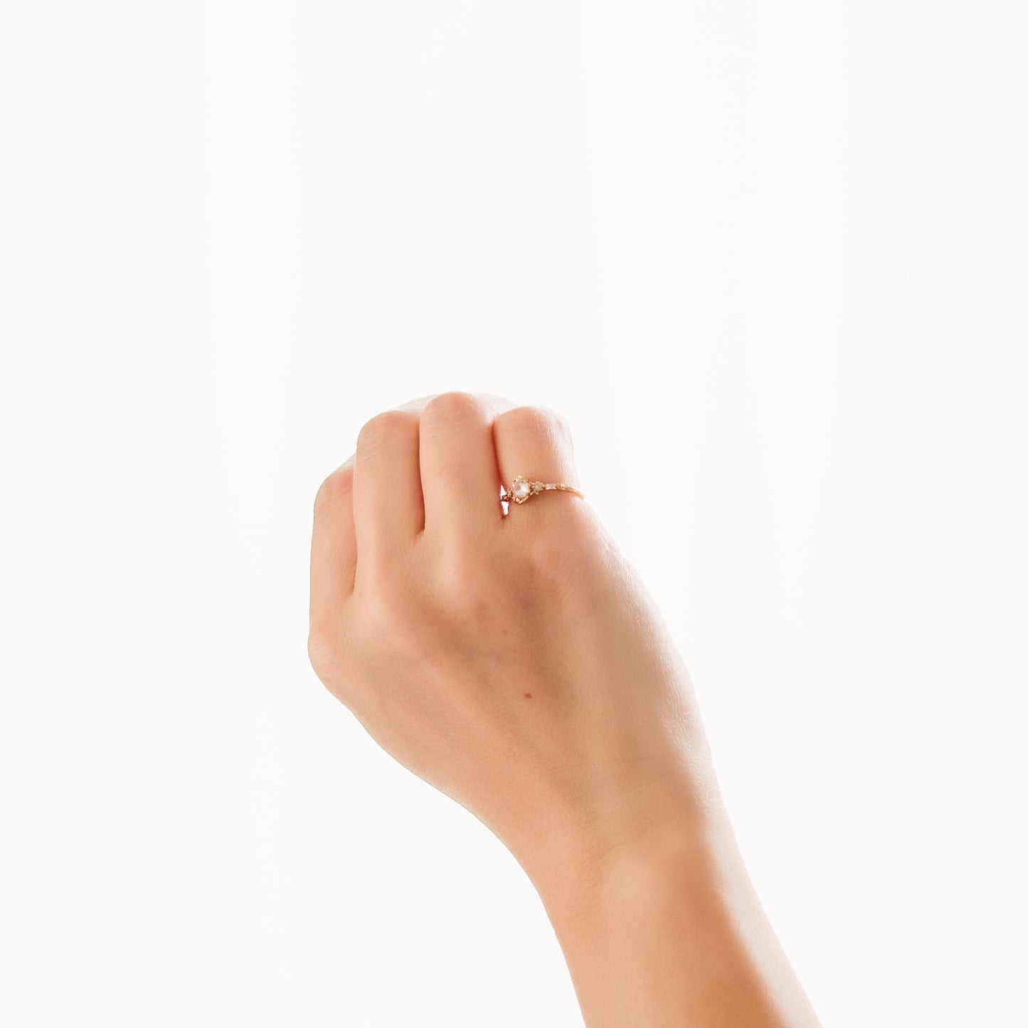 Asymmetric Rhinestone Ring