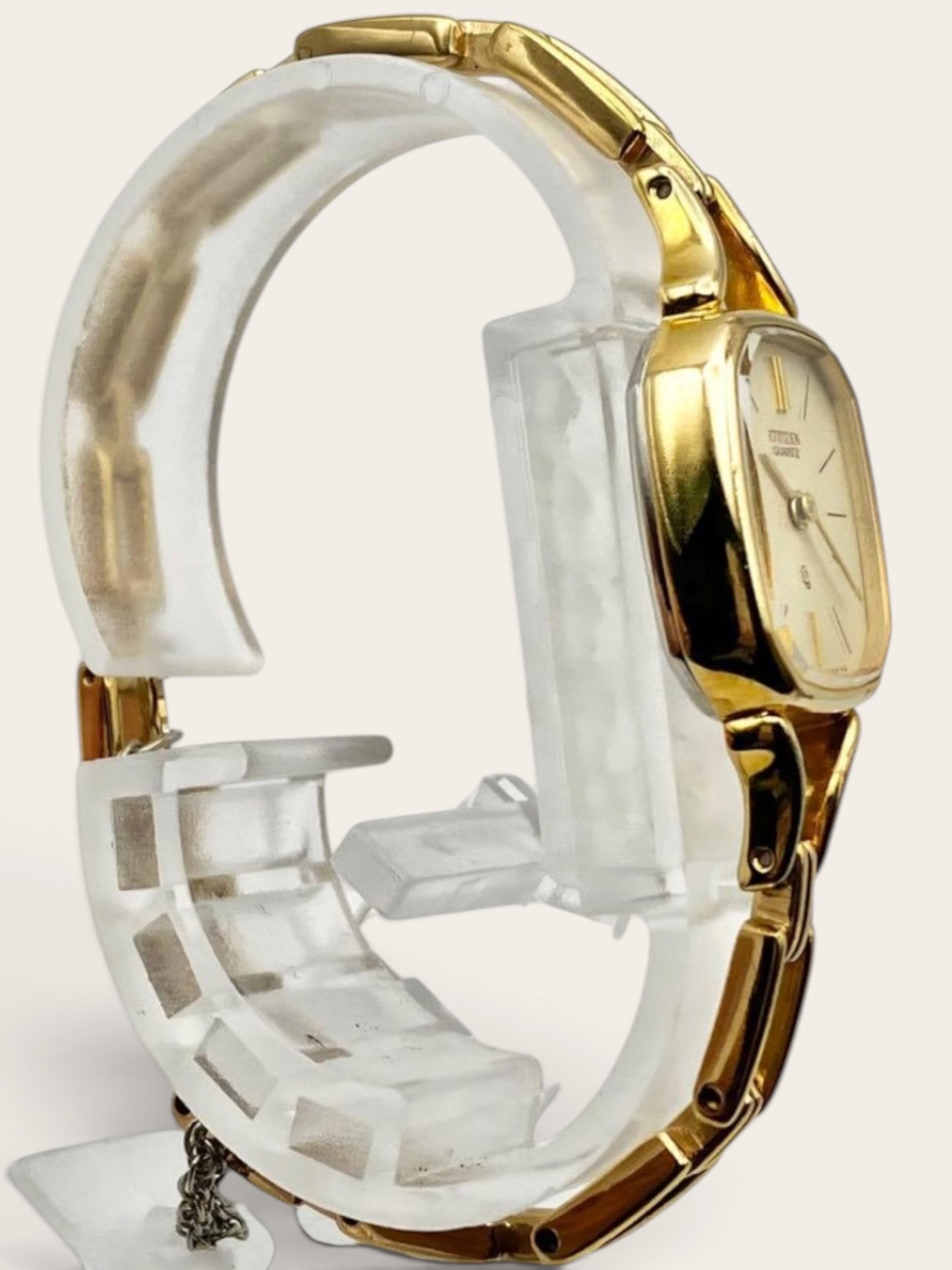 CITIZEN Gold-Tone Tonneau Bracelet Watch