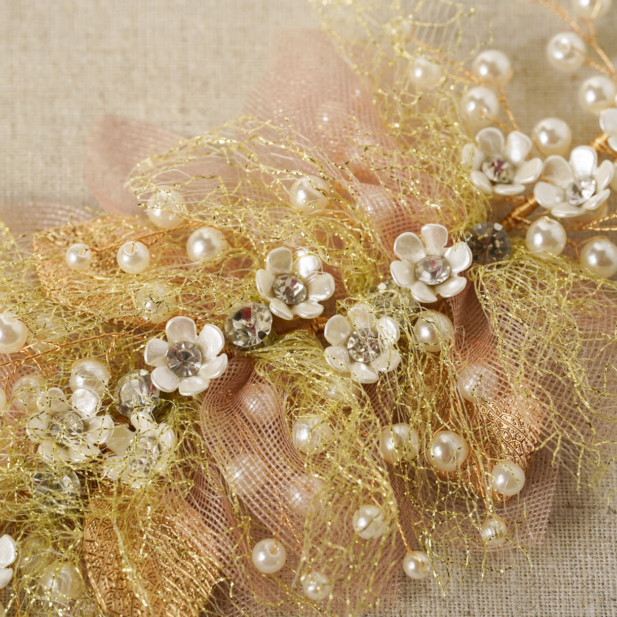 Vintage Floral Head Piece