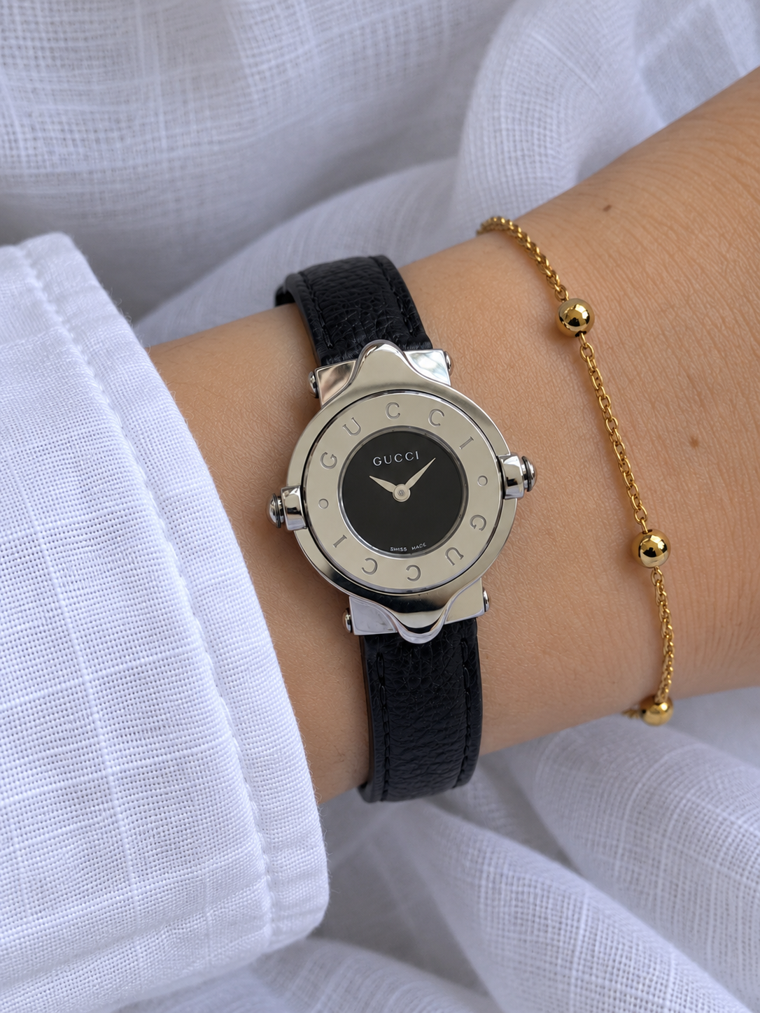 GUCCI Vintage Open Bangle Watch