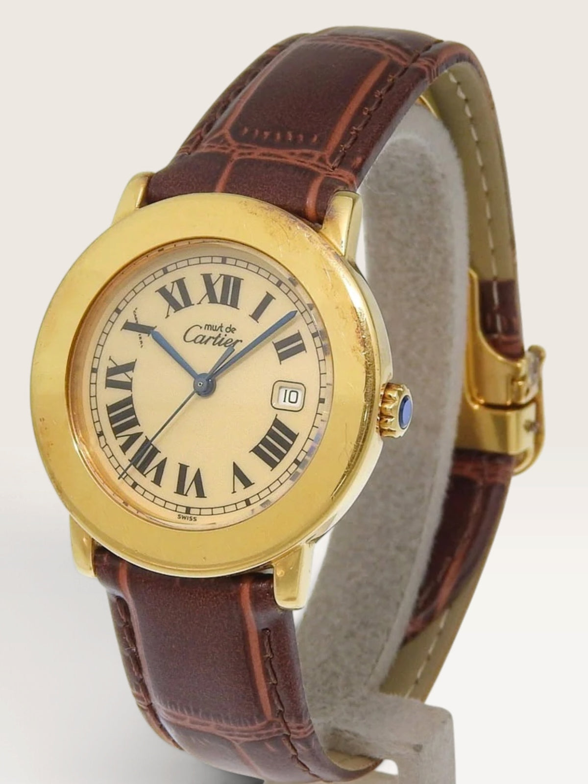 Cartier Must Ronde  — Ivory Dial Vintage Watch
