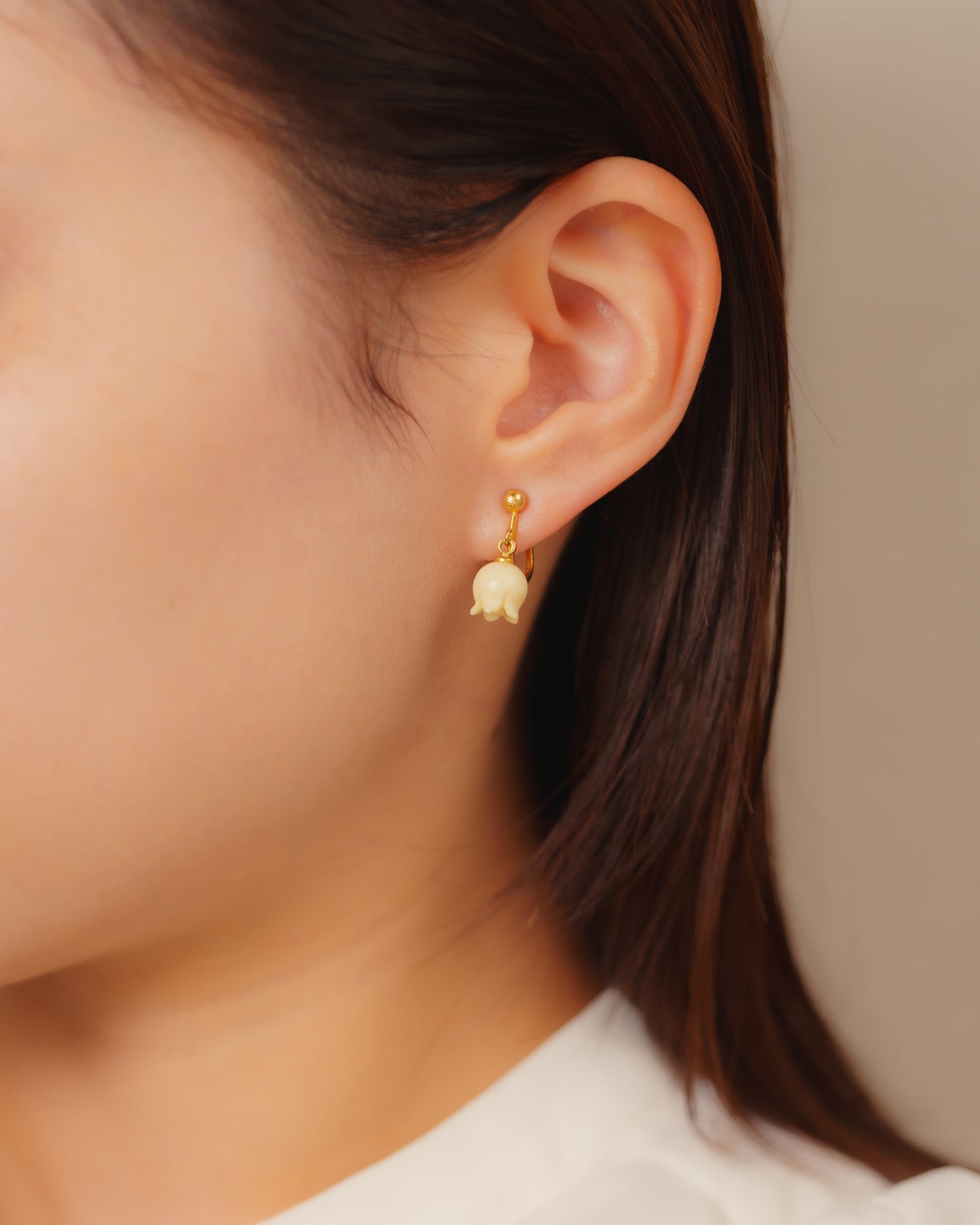 Vintage Lily of the Valley Earrings