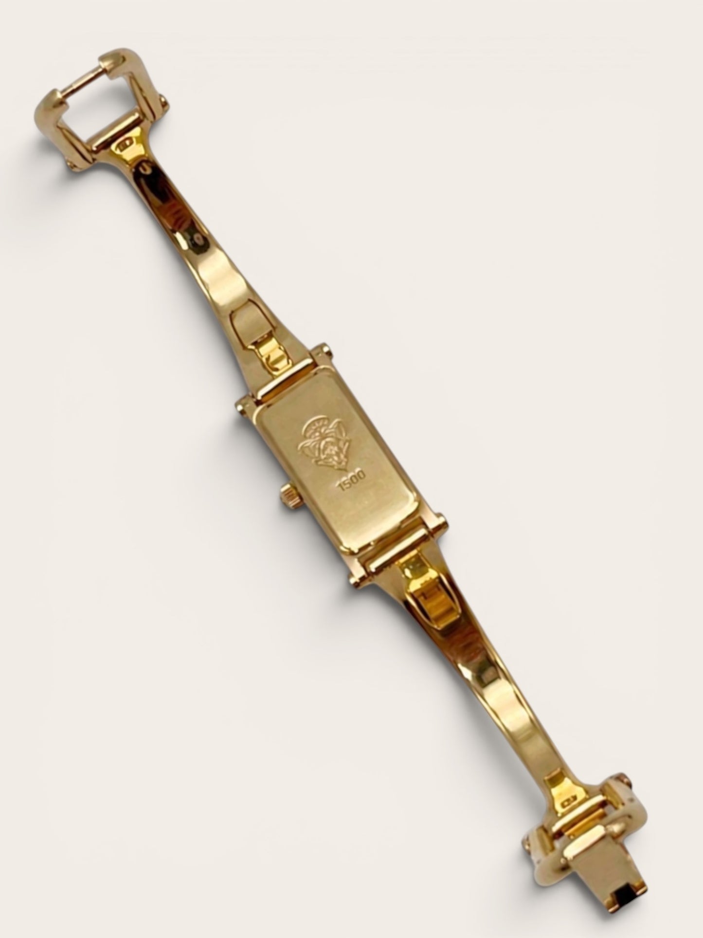 Vintage GUCCI 1500 Bangle Watch, Gold