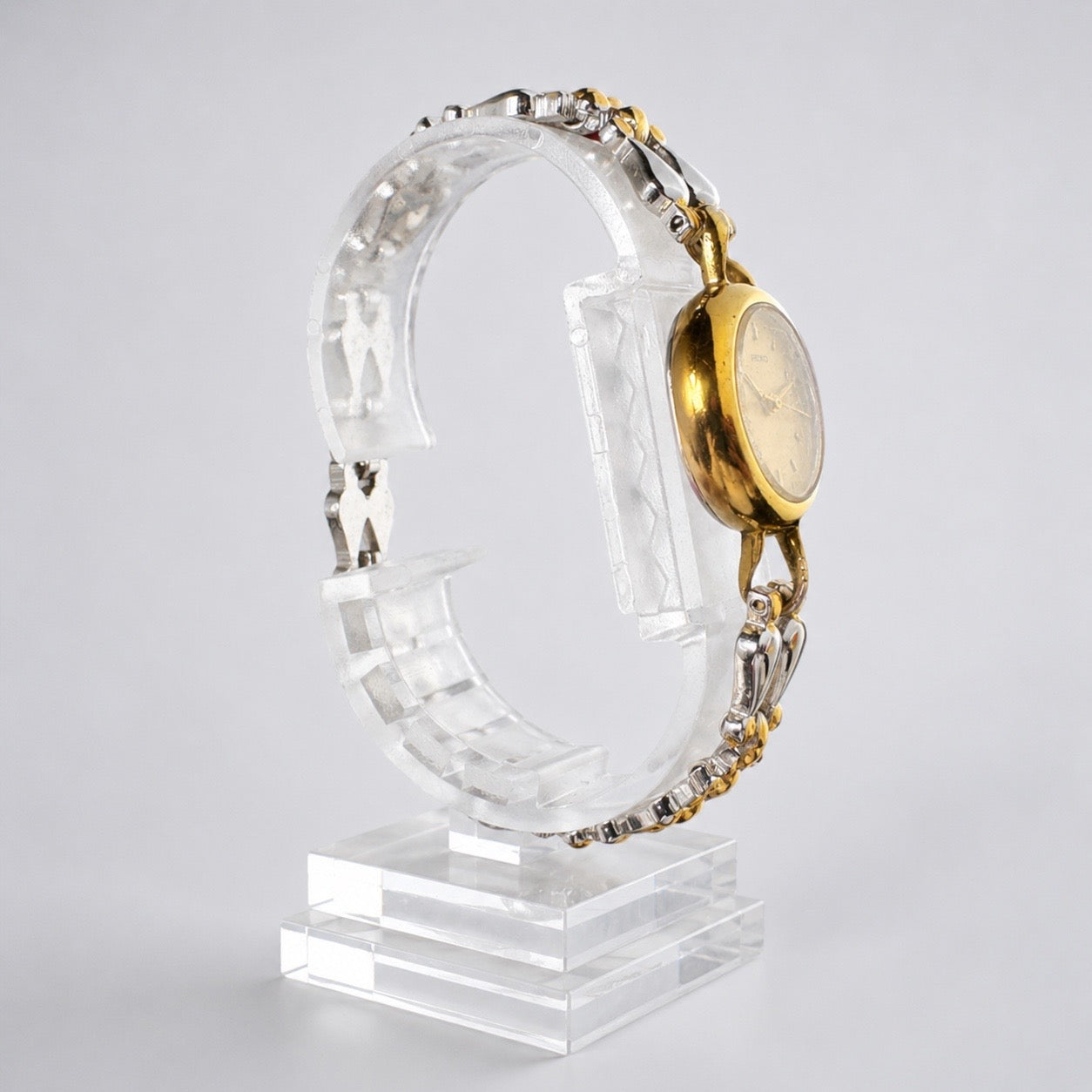Vintage SEIKO Bracelet Watch, Gold Dial