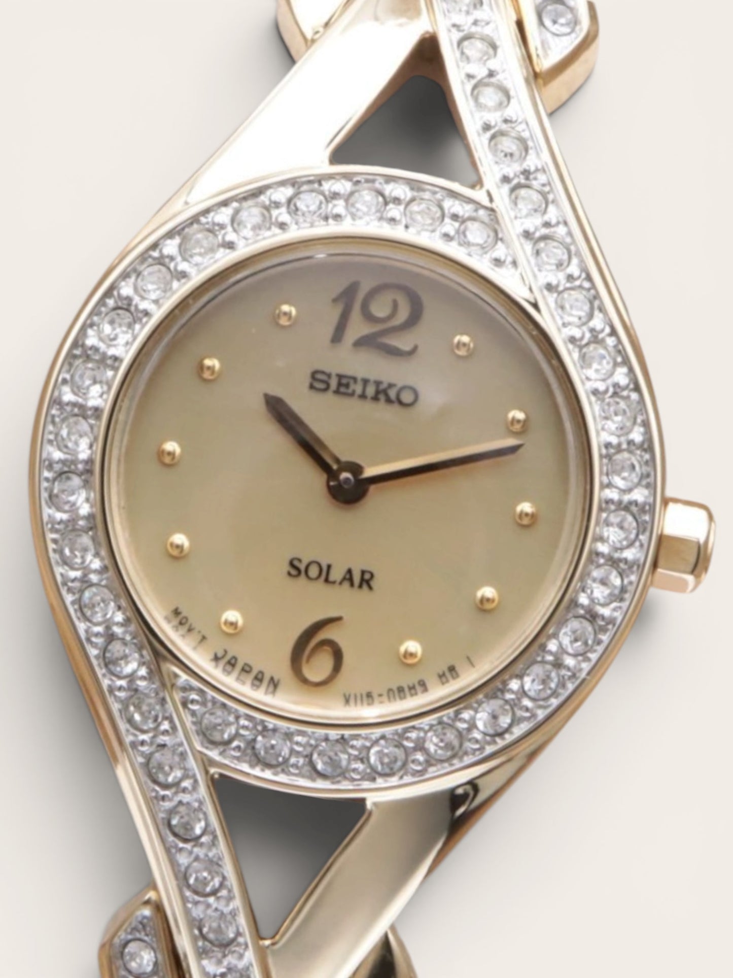 SEIKO Solar Crystal Bangle Watch