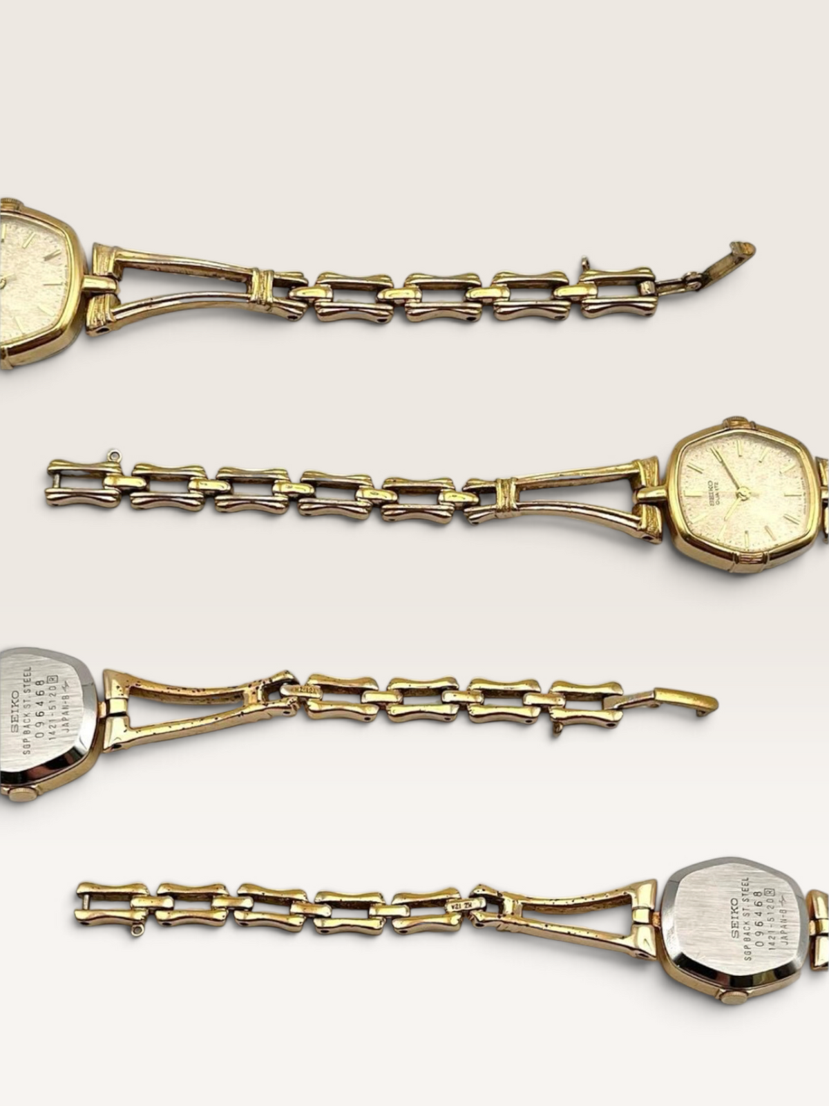 SEIKO Gold Dial Vintage Bangle Watch