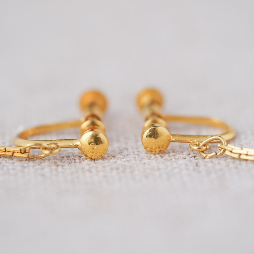Vintage Delicate Chain Earrings