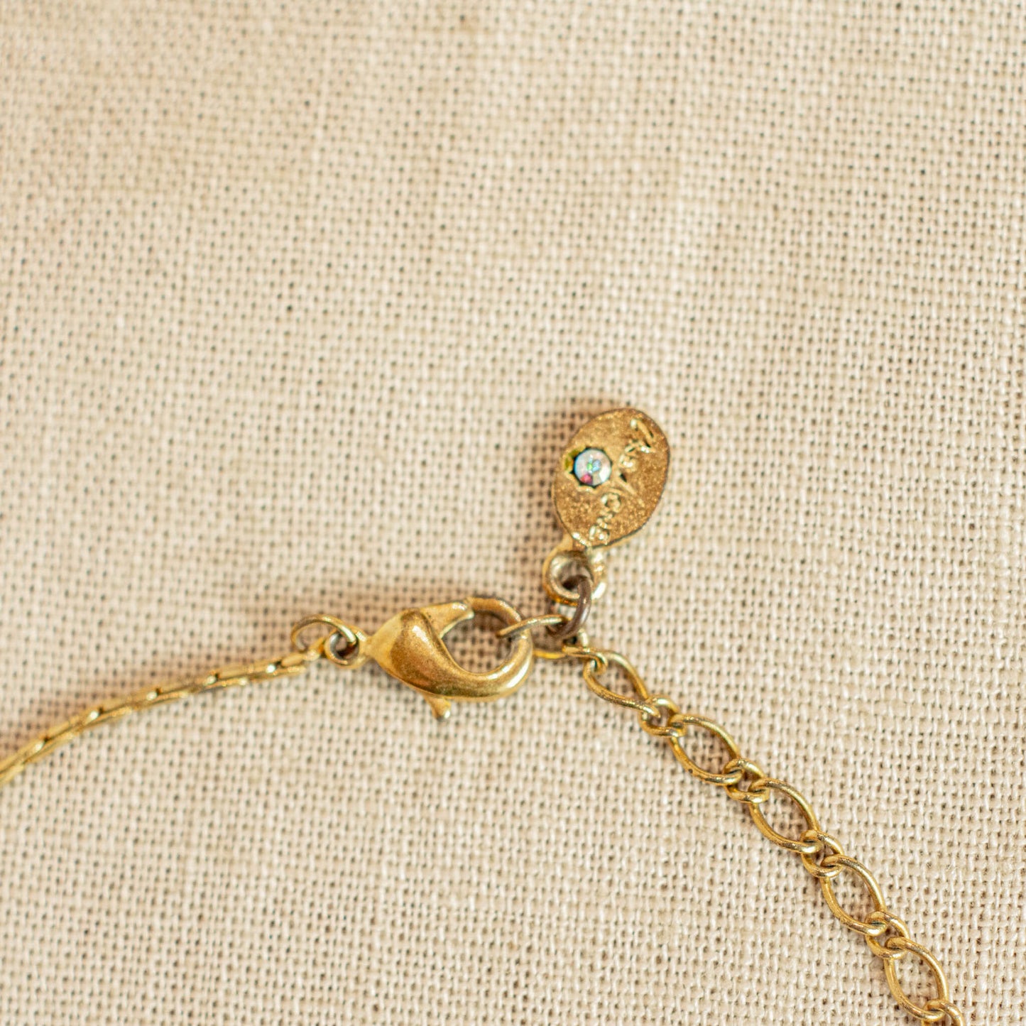Vintage Une Ligne Pendant Necklace