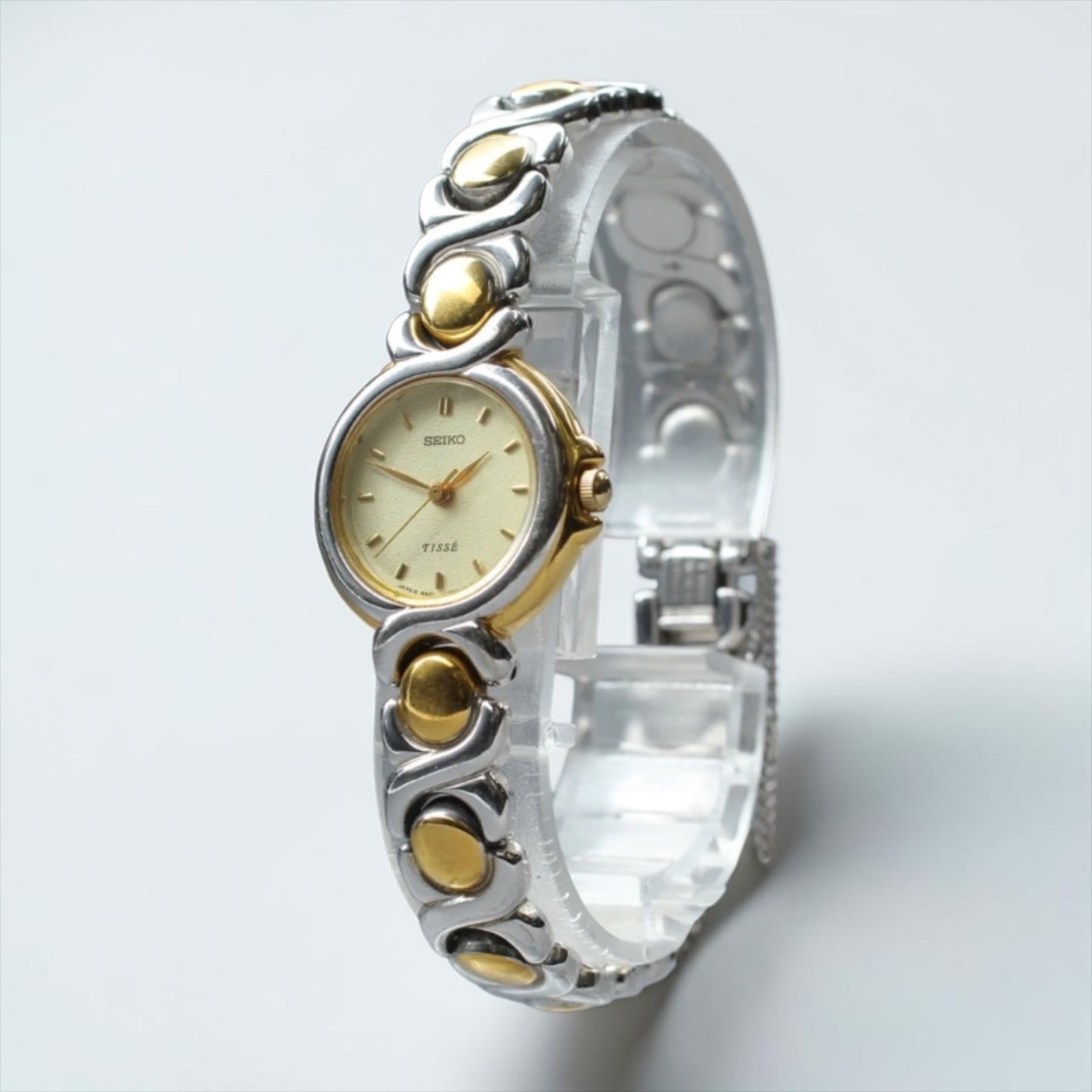 Seiko TISSÉ Two-Tone Wave-Link Quartz Watch
