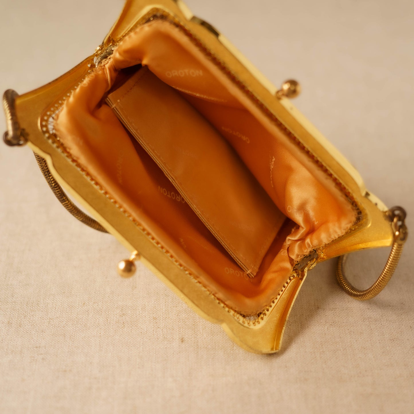 Vintage Oroton Gold Mesh Bag