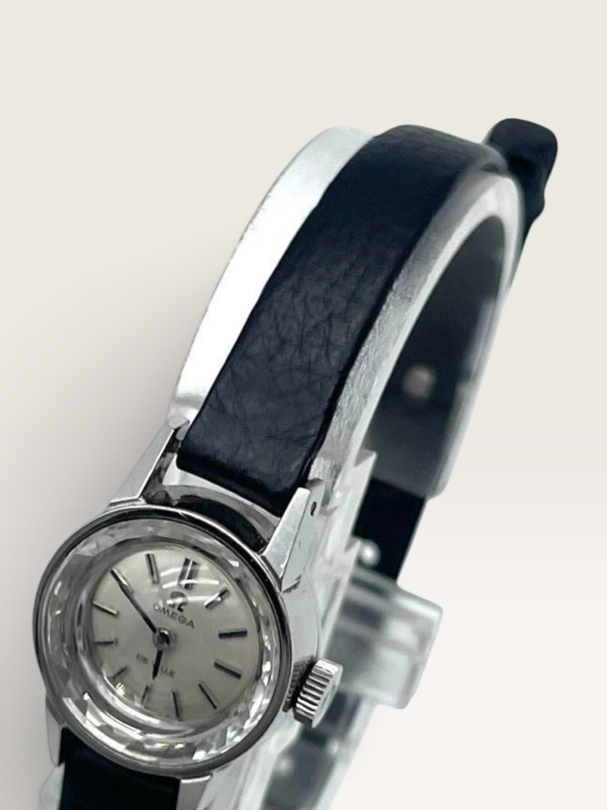 OMEGA De Ville Cut Glass Manual-Winding Vintage Ladies Watch