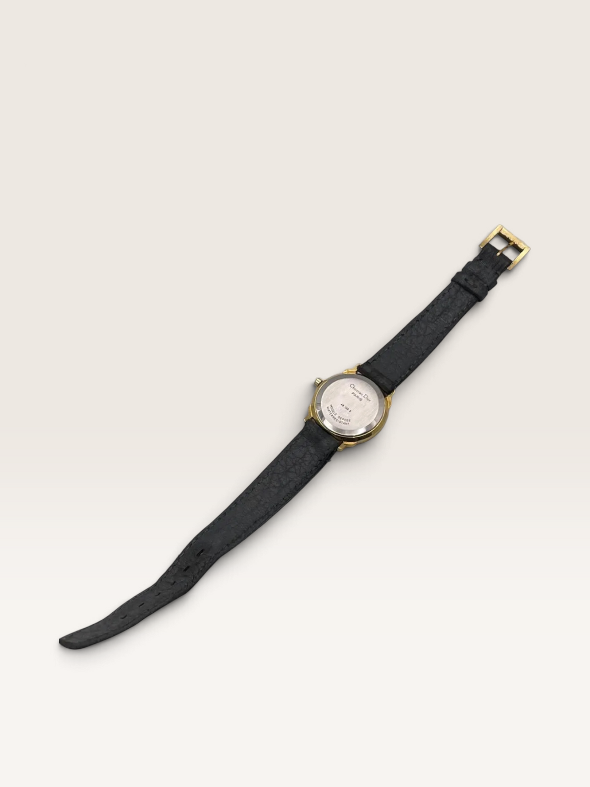 Vintage Christian Dior Gold-Tone Date Watch