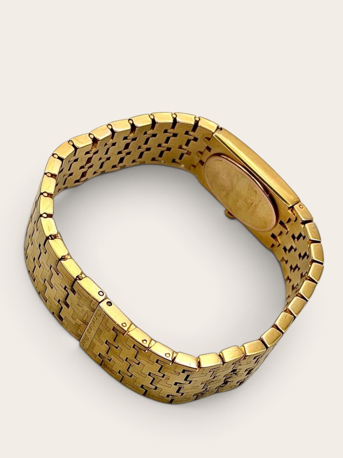 Christian Dior Miss Dior Oval Face Gold Vintage Watch