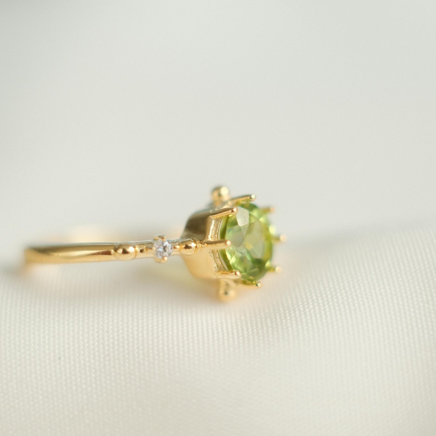 The Peridot Collection: Lily Ring