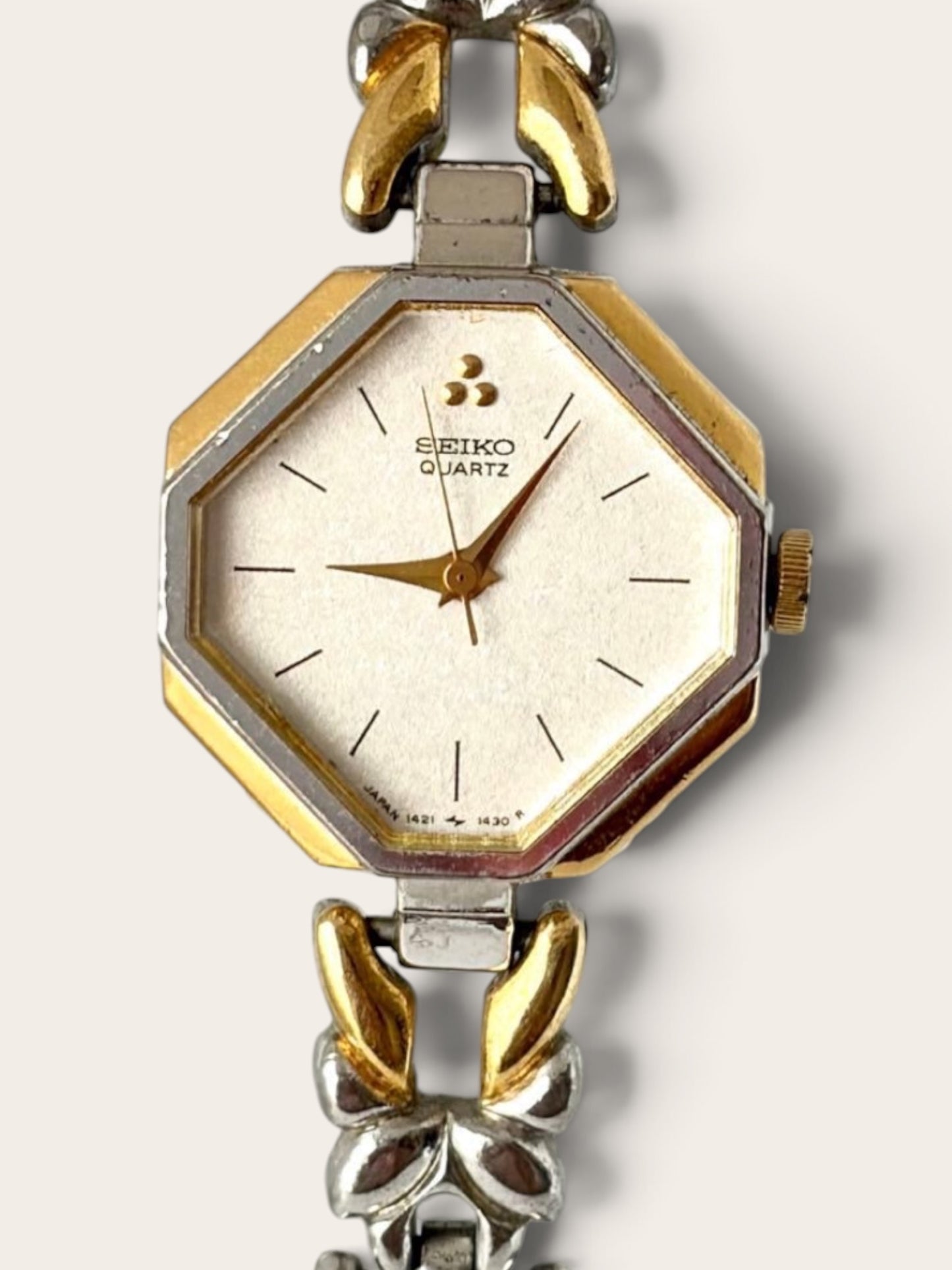 SEIKO Two-Tone Octagonal Bracelet Watch