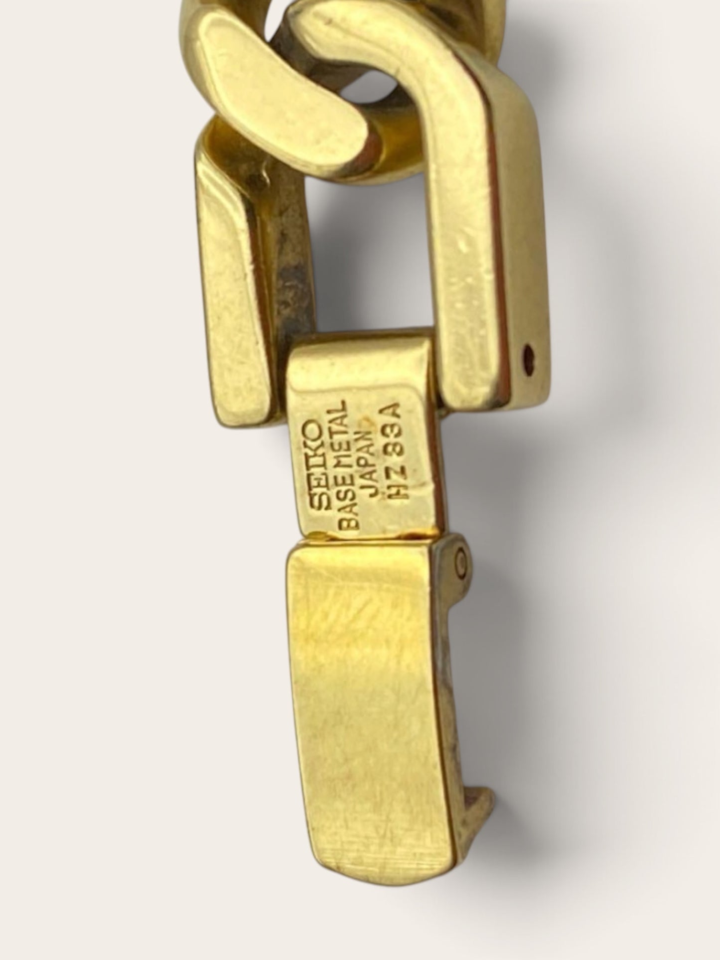 SEIKO Gold-Tone Chain Bracelet Watch