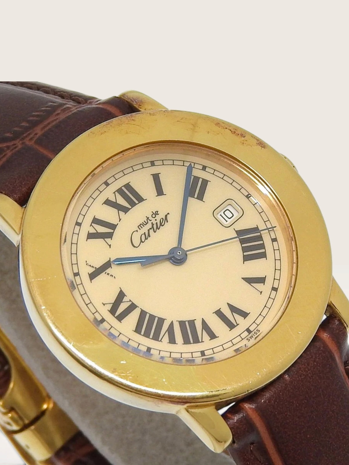 Cartier Must Ronde  — Ivory Dial Vintage Watch