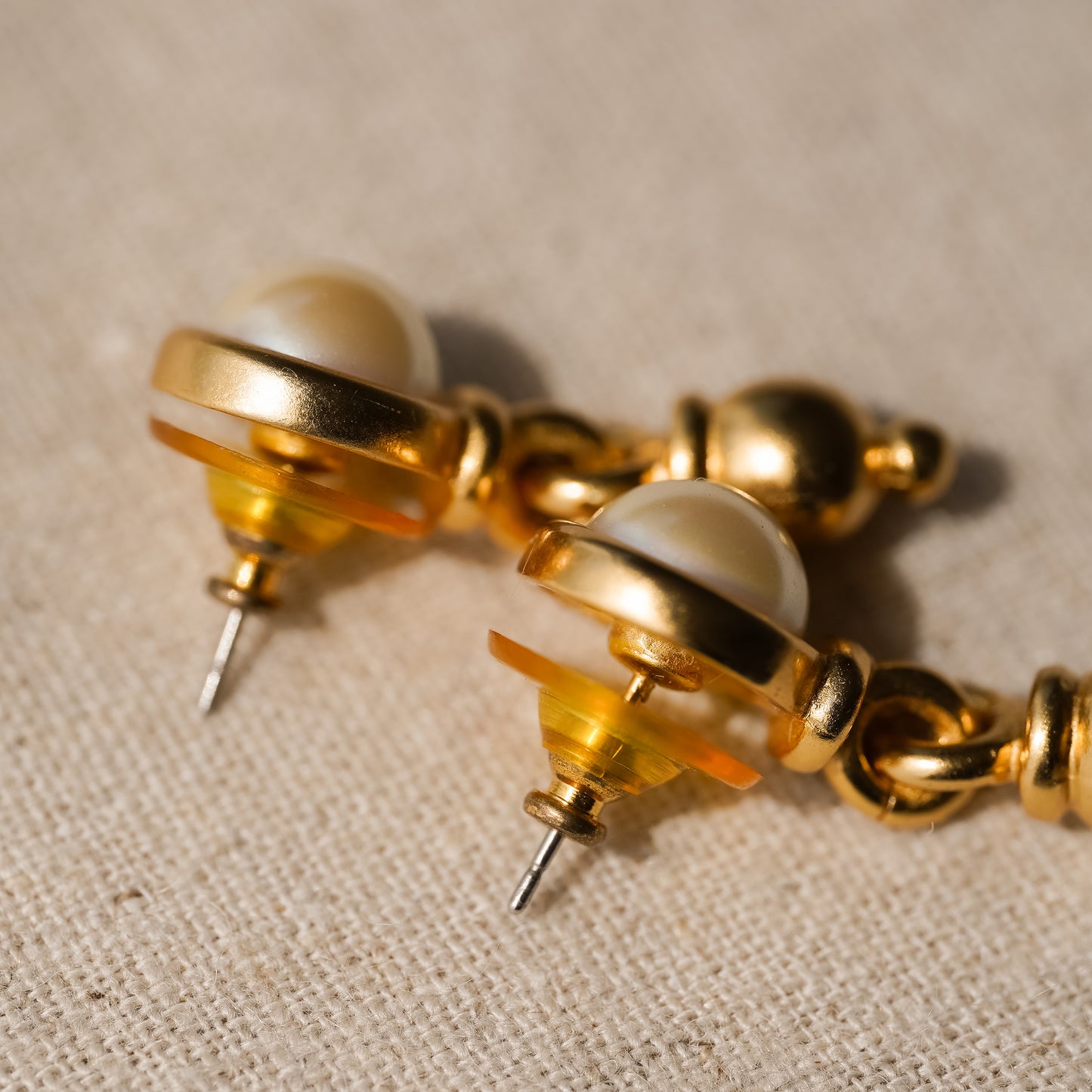 Vintage Carolee Pearl Post Earrings