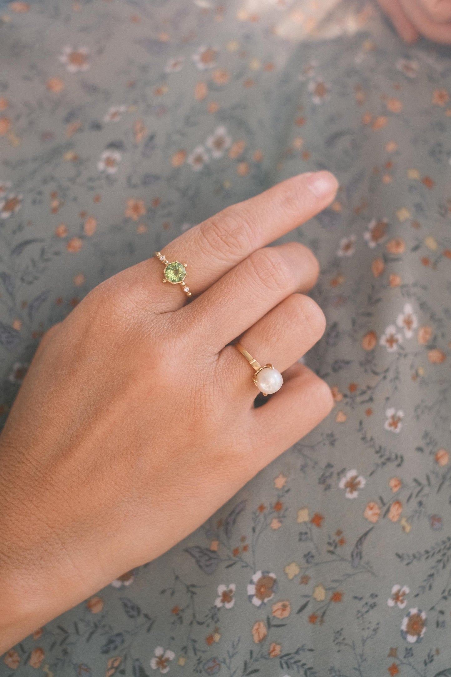 The Peridot Collection: Lily Ring