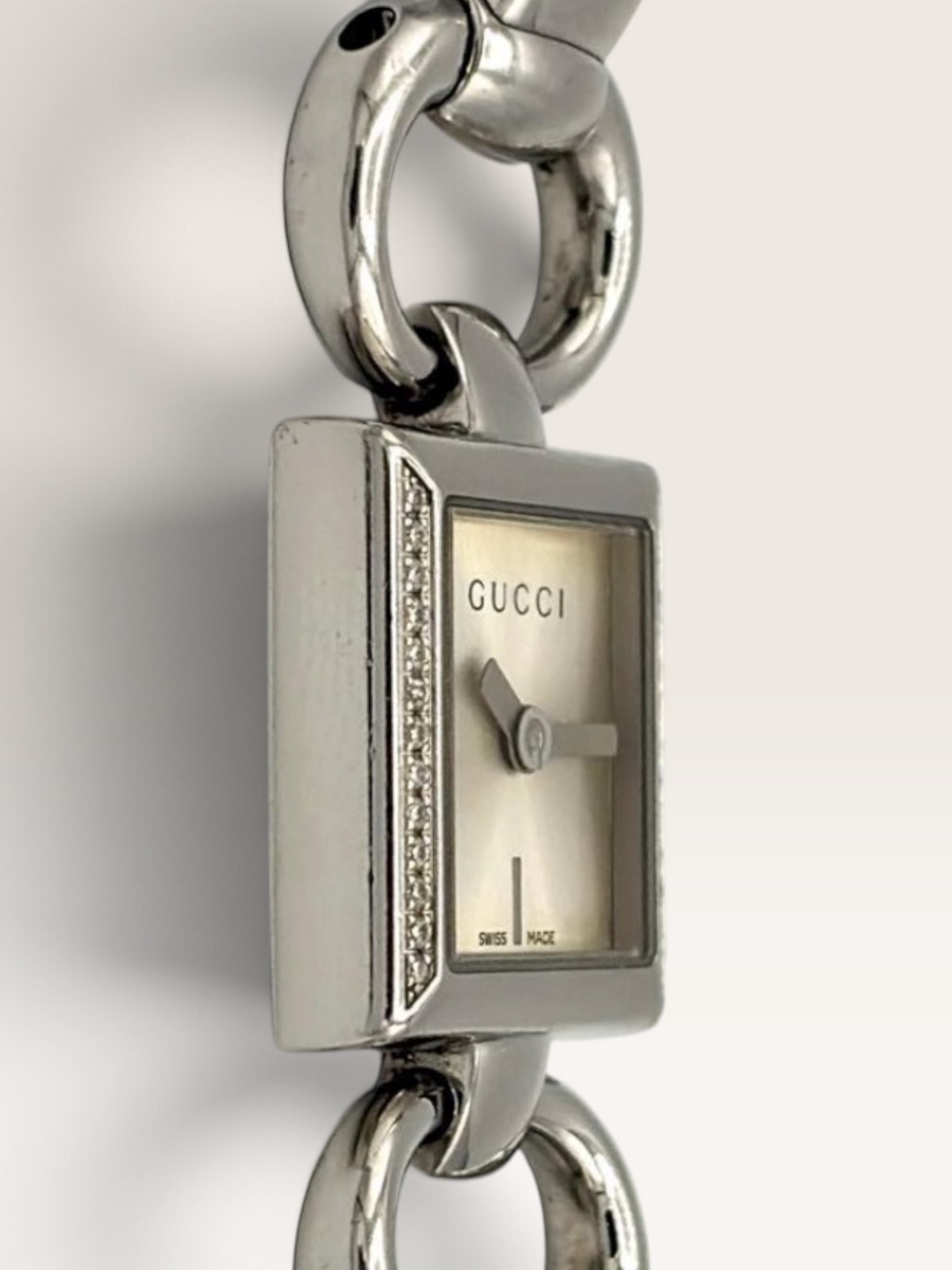 GUCCI Tornabuoni 120 Diamond Vintage Watch