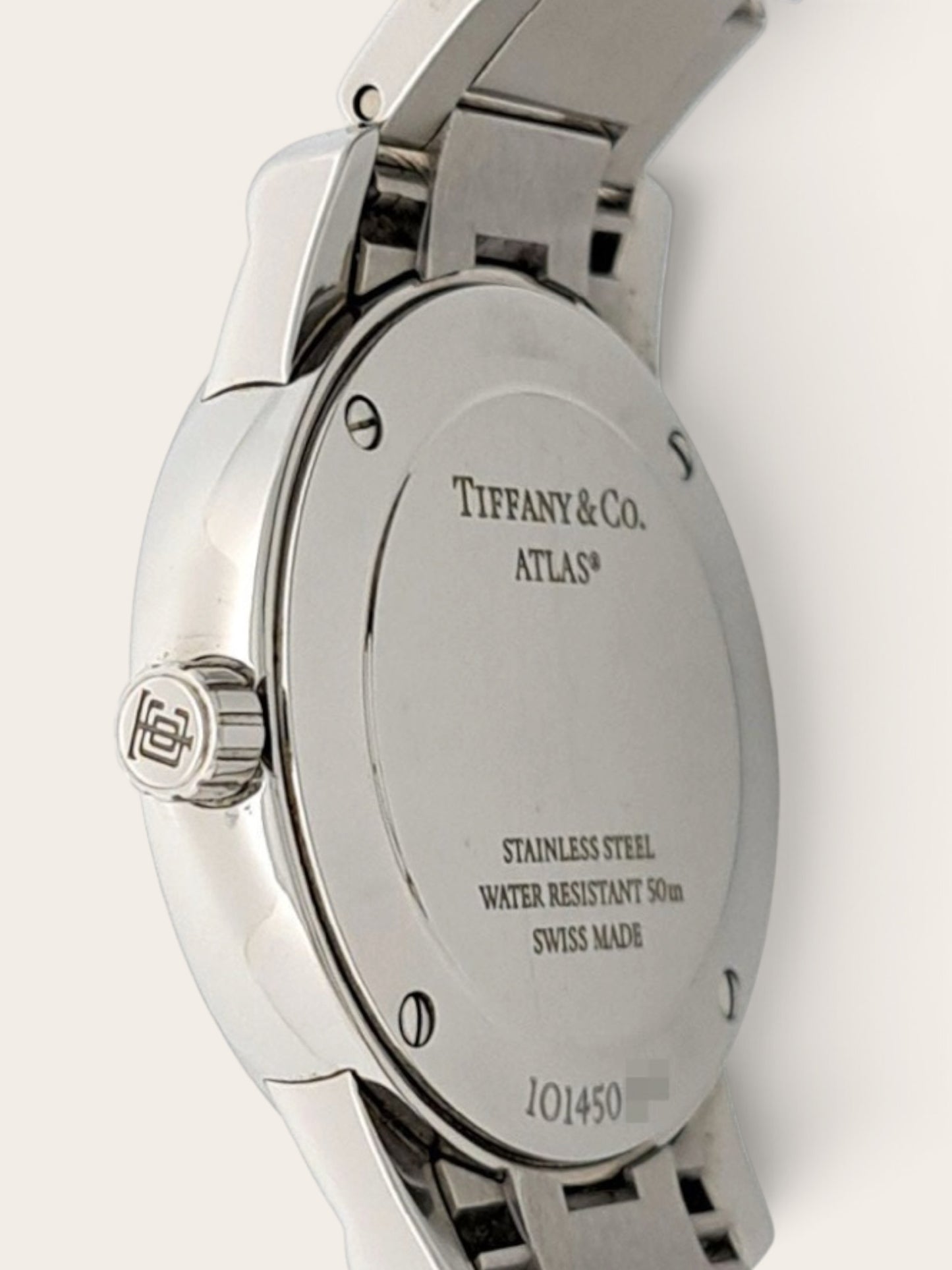 Tiffany & Co. Atlas Pink Dial Watch