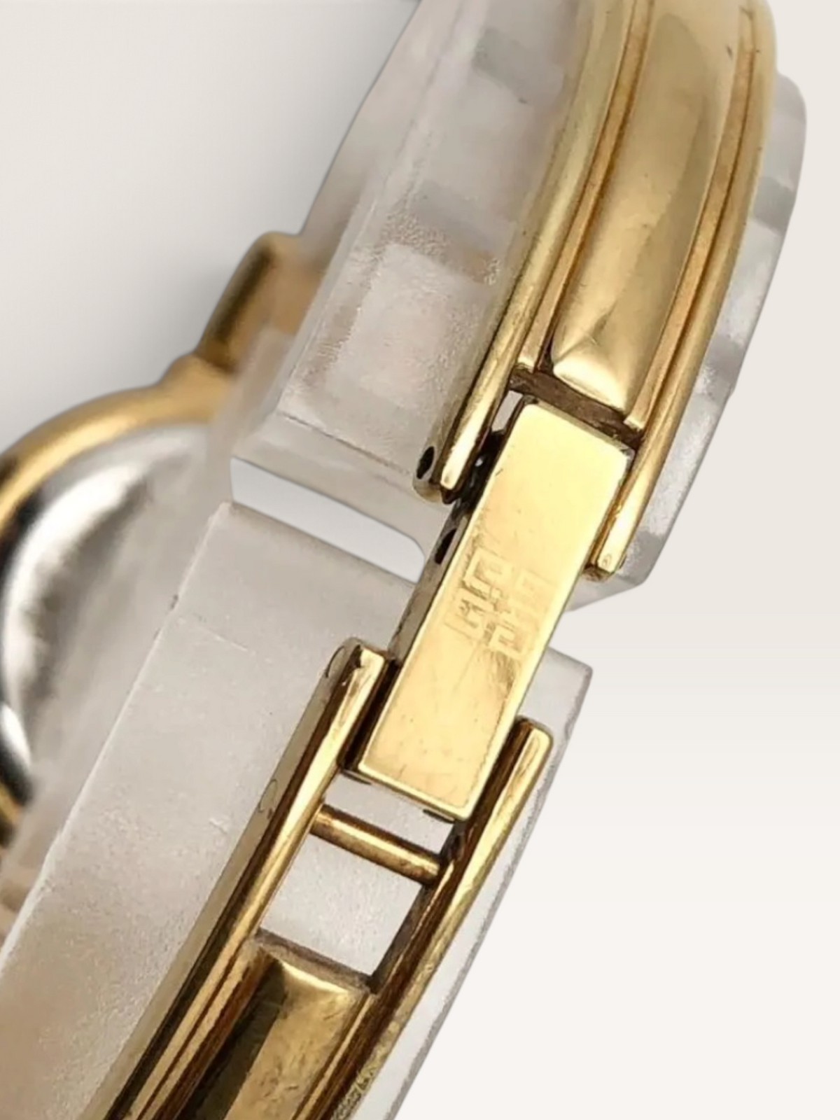 Vintage GIVENCHY Gold-Tone Bangle Watch