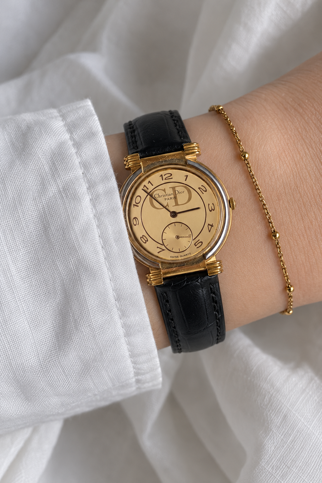 Vintage Christian Dior Small Seconds Watch