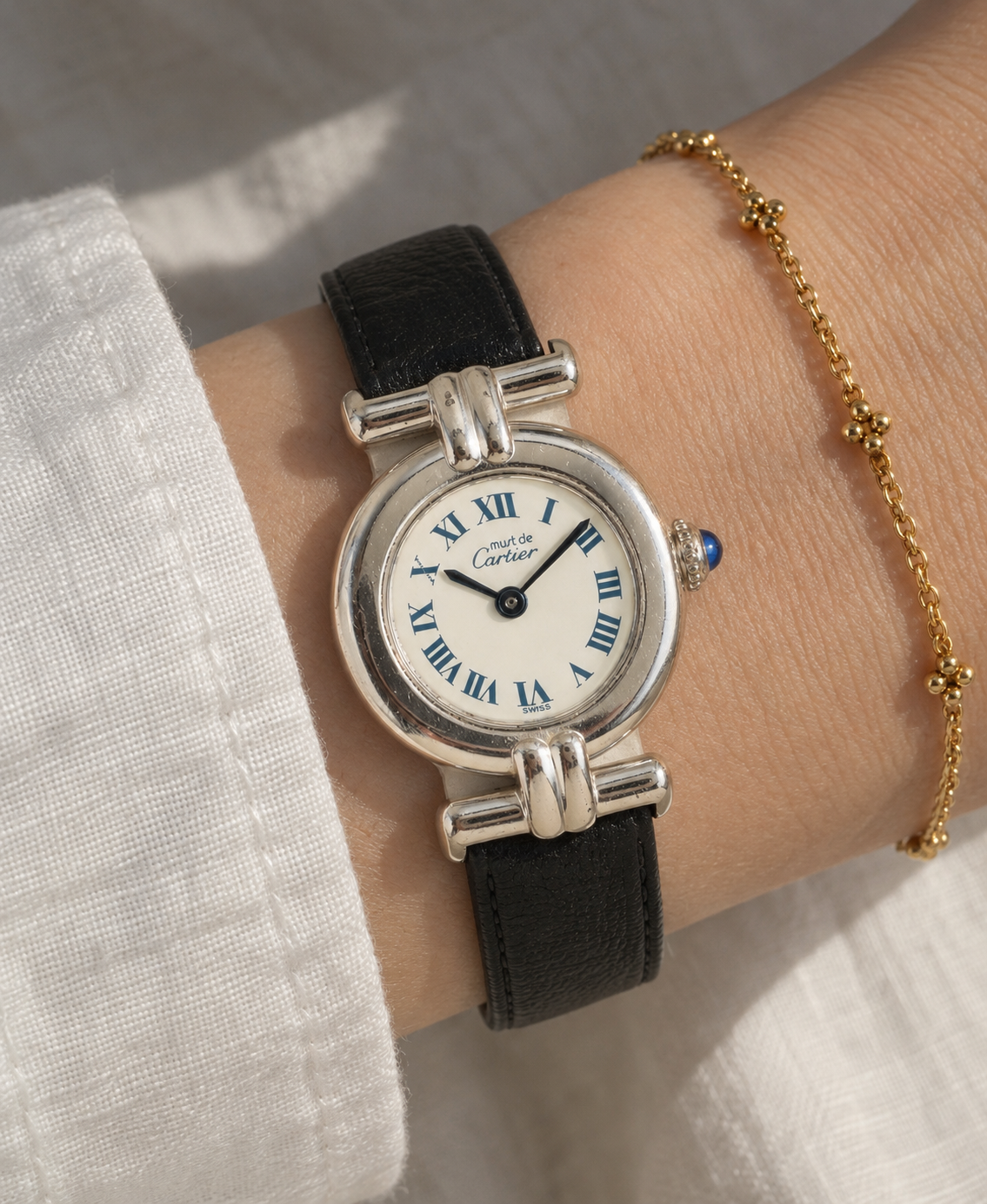 Cartier Must de Cartier Colisée  – Silver / White Roman Dial