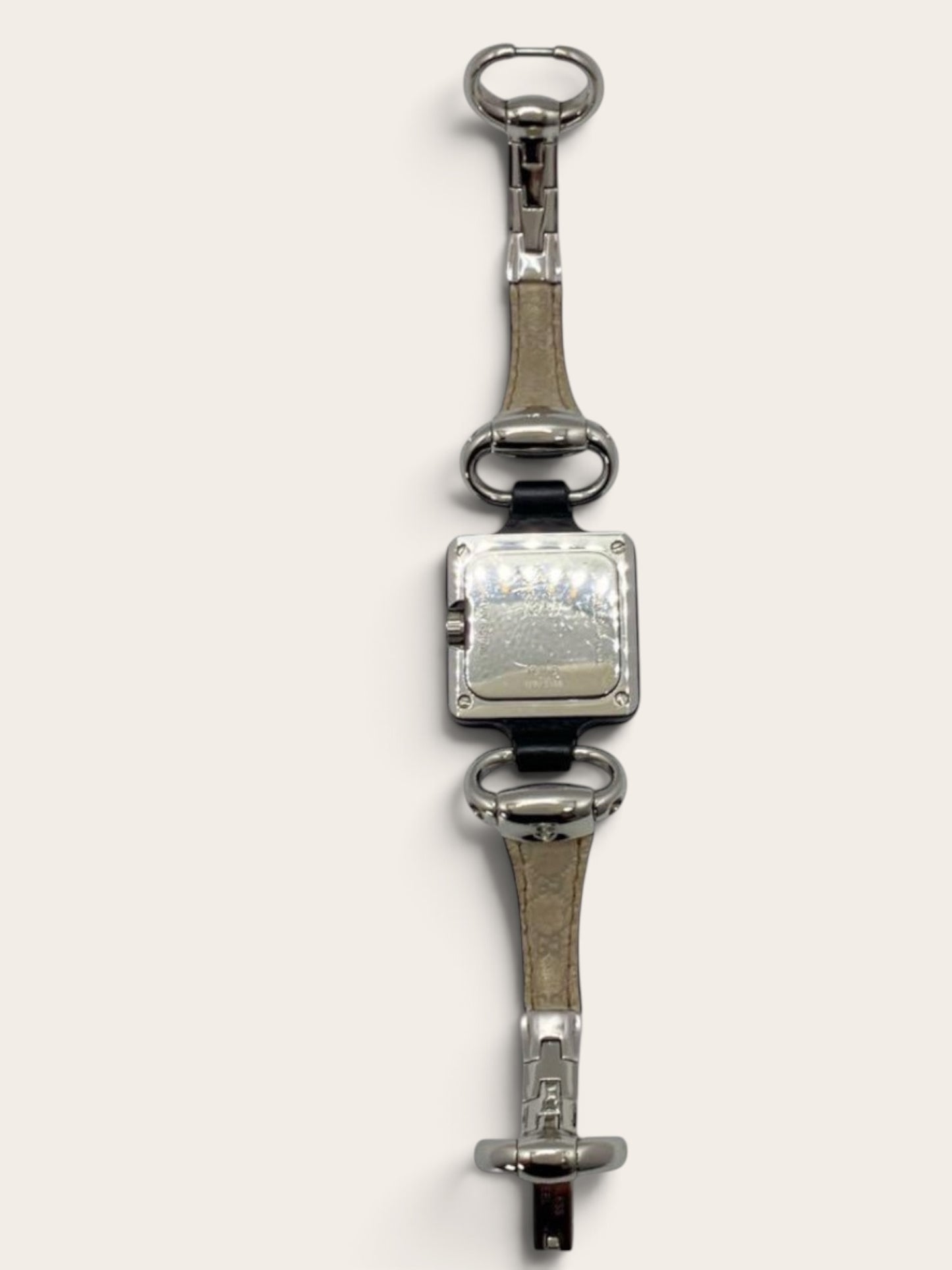 GUCCI  Horsebit Black Dial Watch