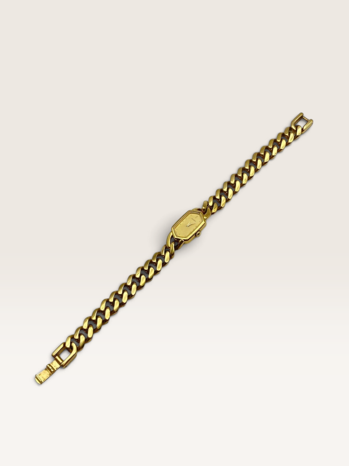 SEIKO Gold-Tone Chain Bracelet Watch