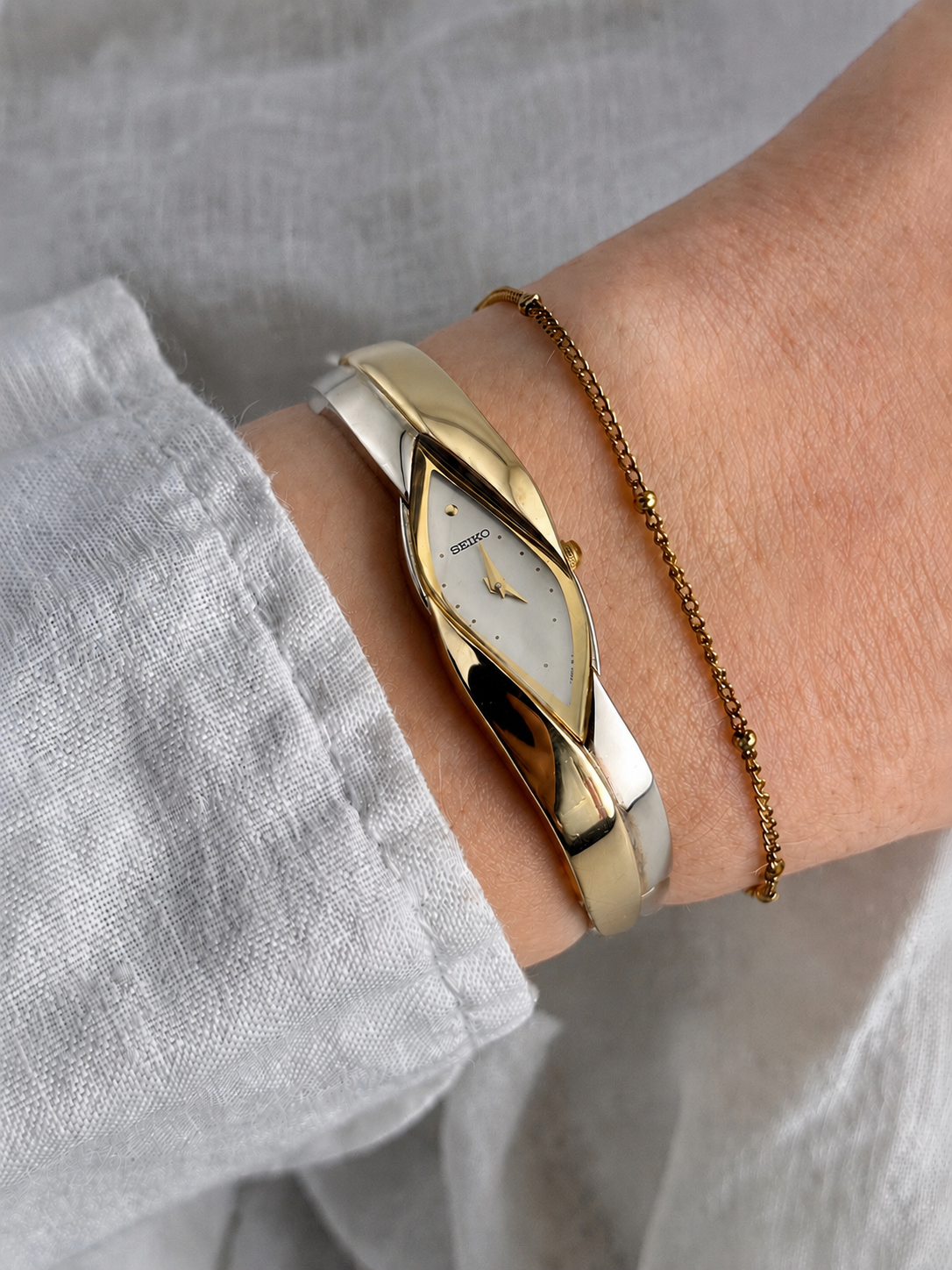Vintage Seiko Bangle Watch, 1997