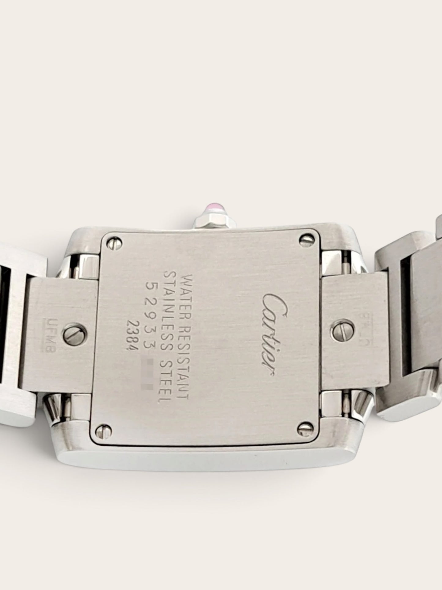Cartier Tank Française SM (Pink Shell Dial)