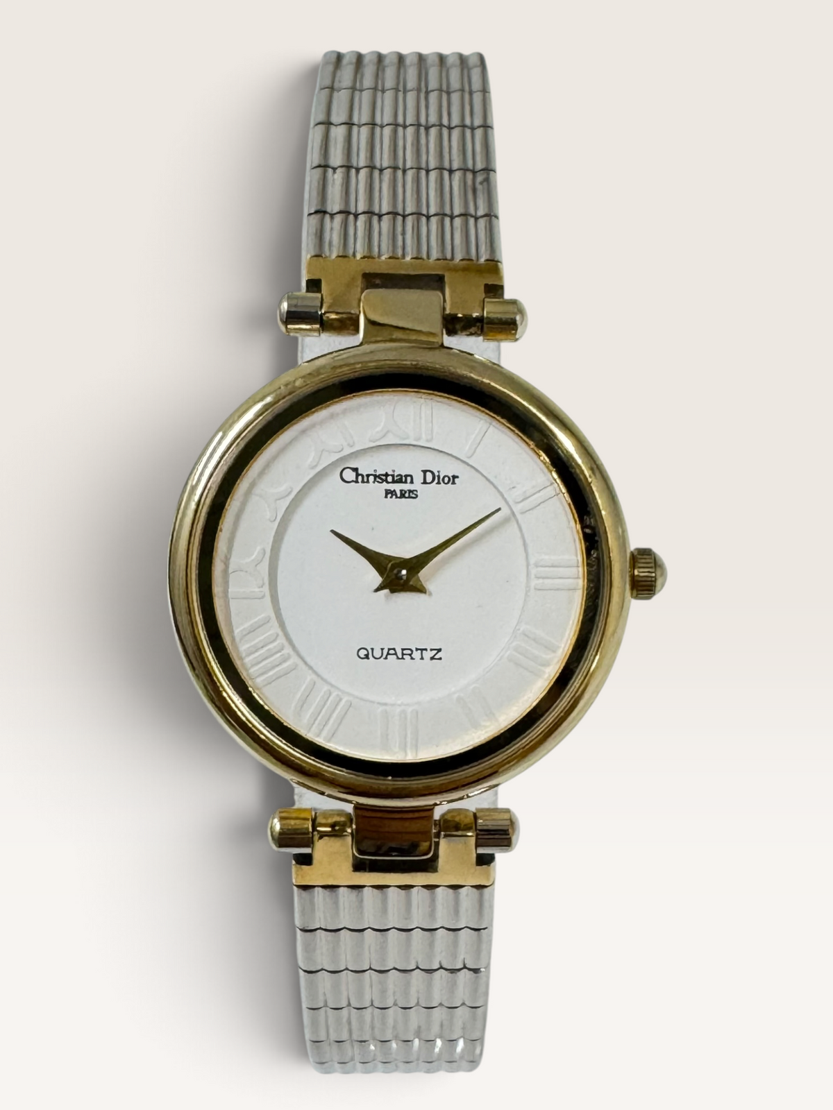 Christian Dior Two-Tone Vintage Quartz Watch