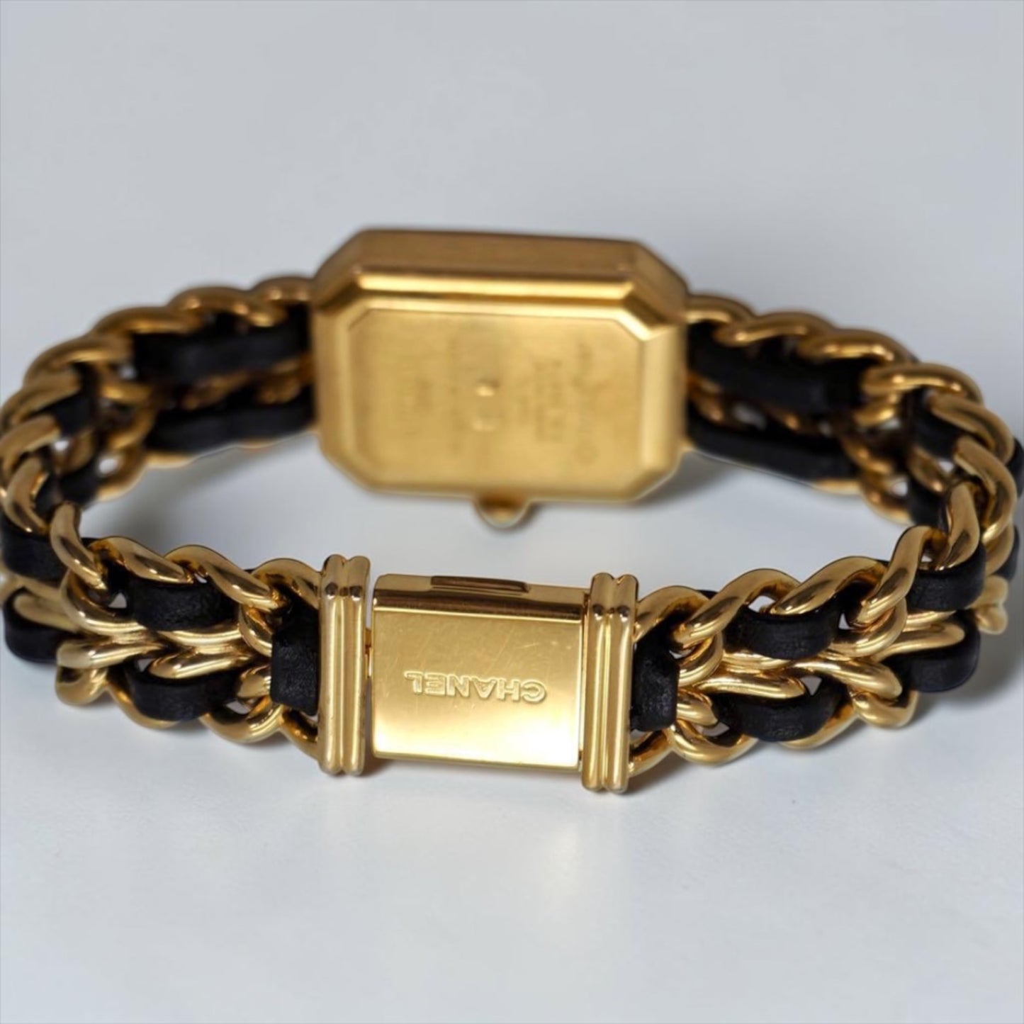 CHANEL Première Vintage Watch — Black Dial × Gold