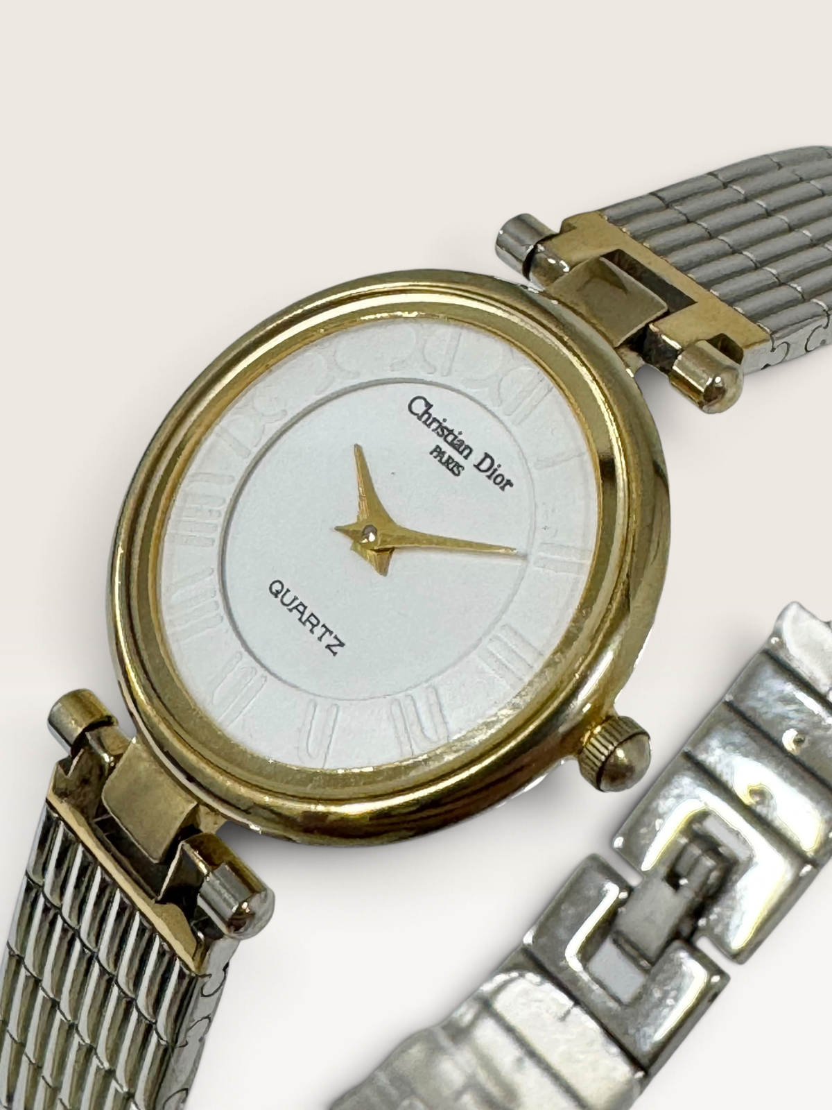 Christian Dior Two-Tone Vintage Quartz Watch