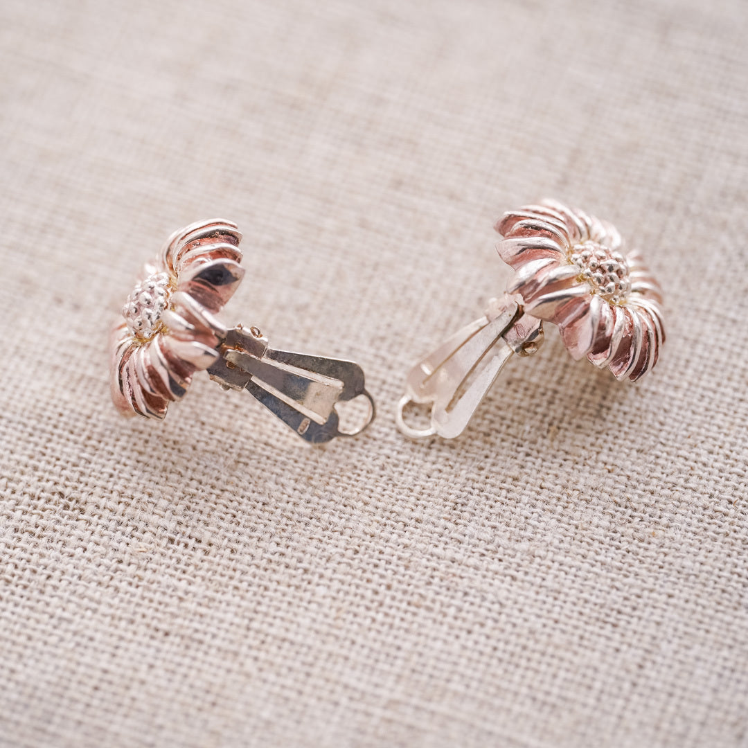 Vintage Floral Motif Earrings