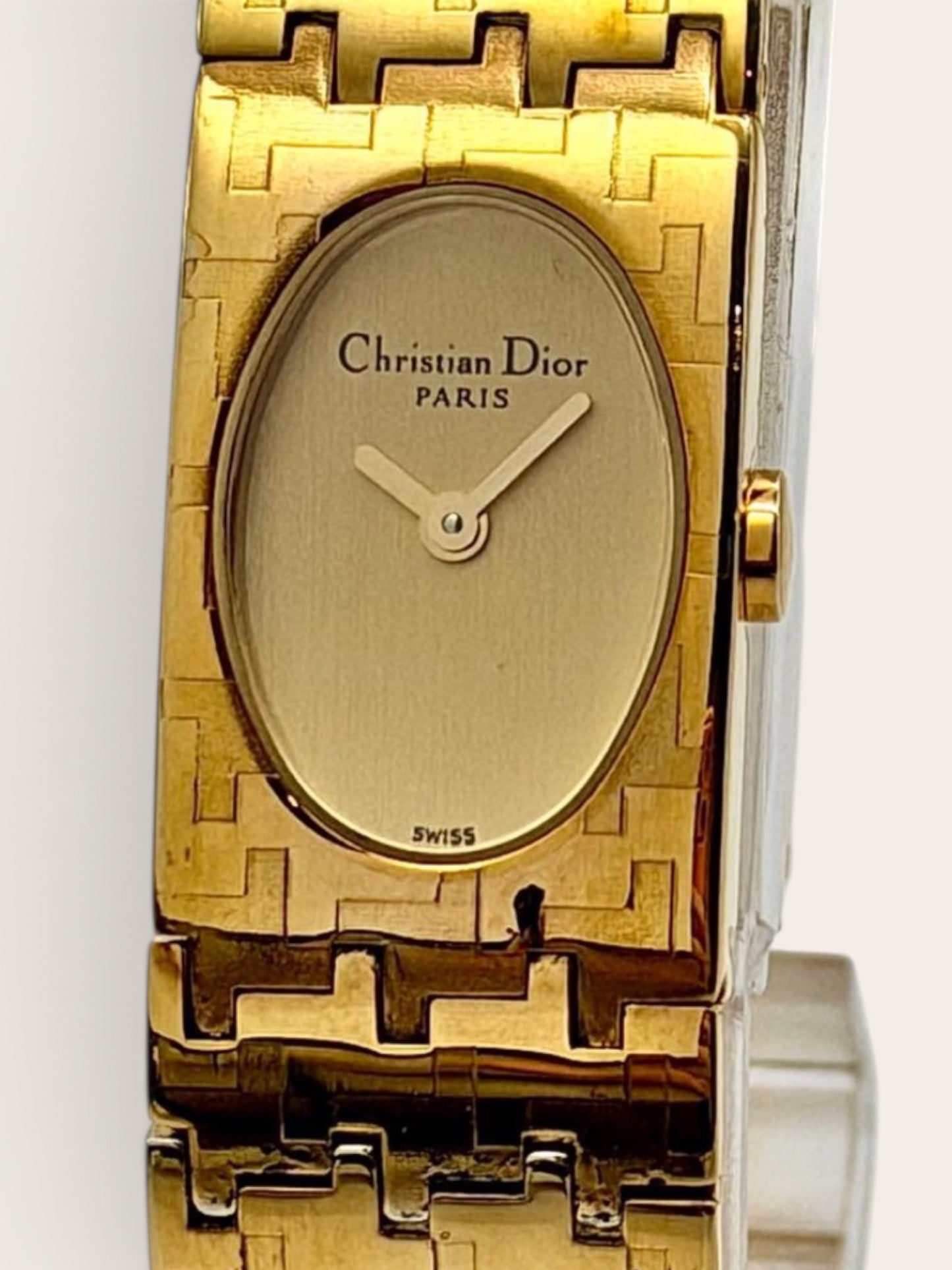 Christian Dior Miss Dior Oval Face Gold Vintage Watch
