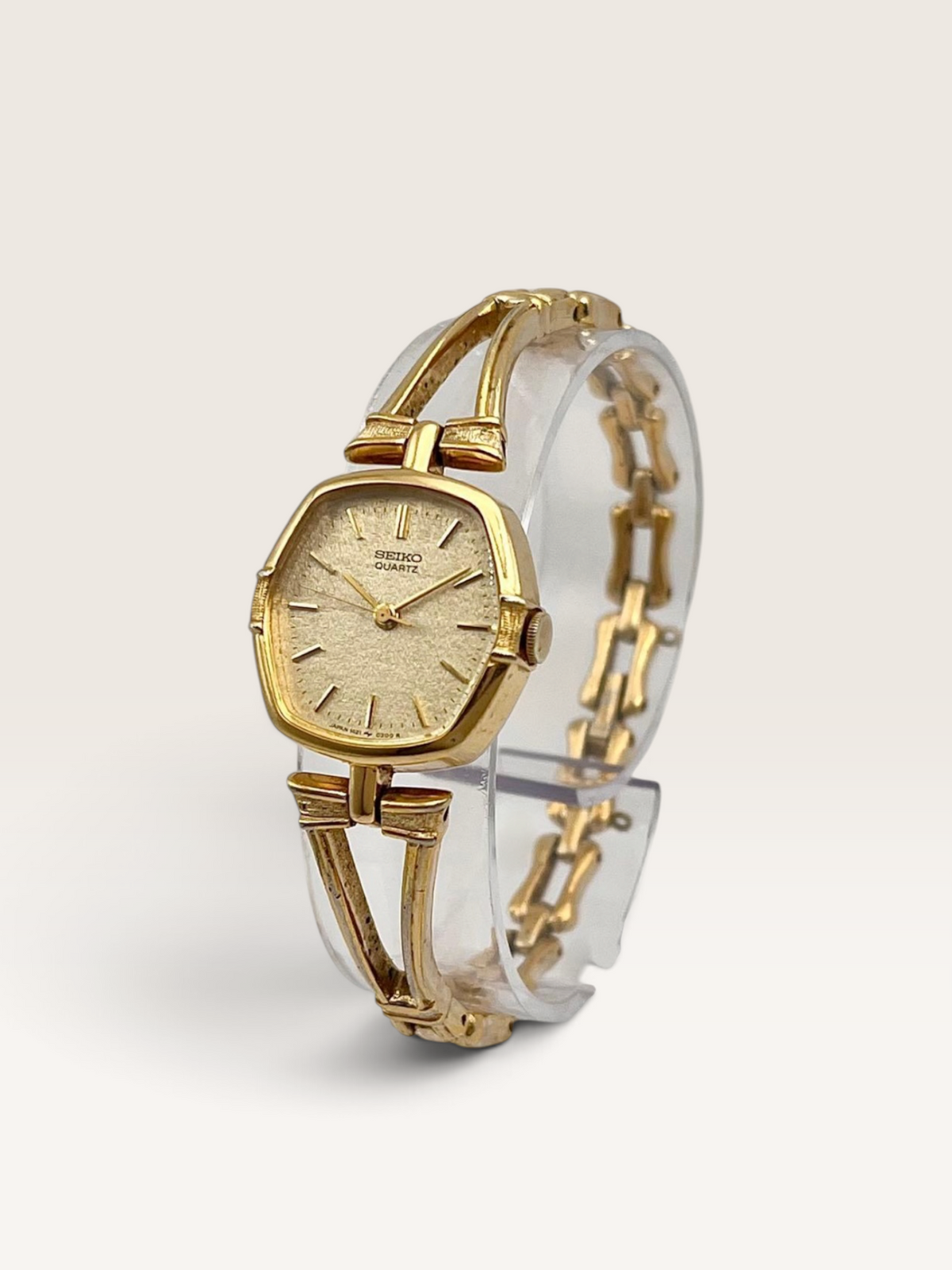 SEIKO Gold Dial Vintage Bangle Watch