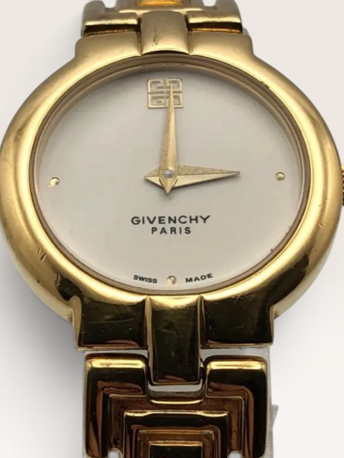 Vintage GIVENCHY Gold-Tone Bangle Watch