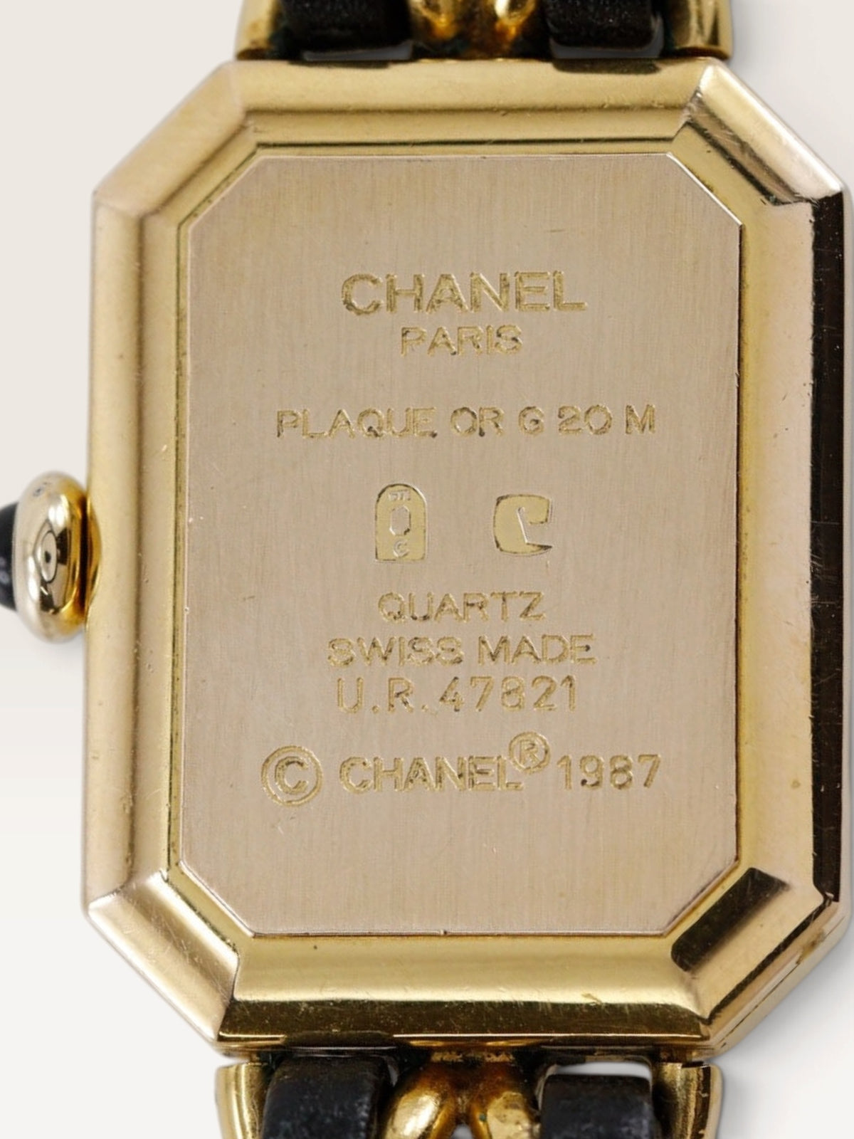 CHANEL Première L H0001 Gold-Plated – Vintage Quartz Watch