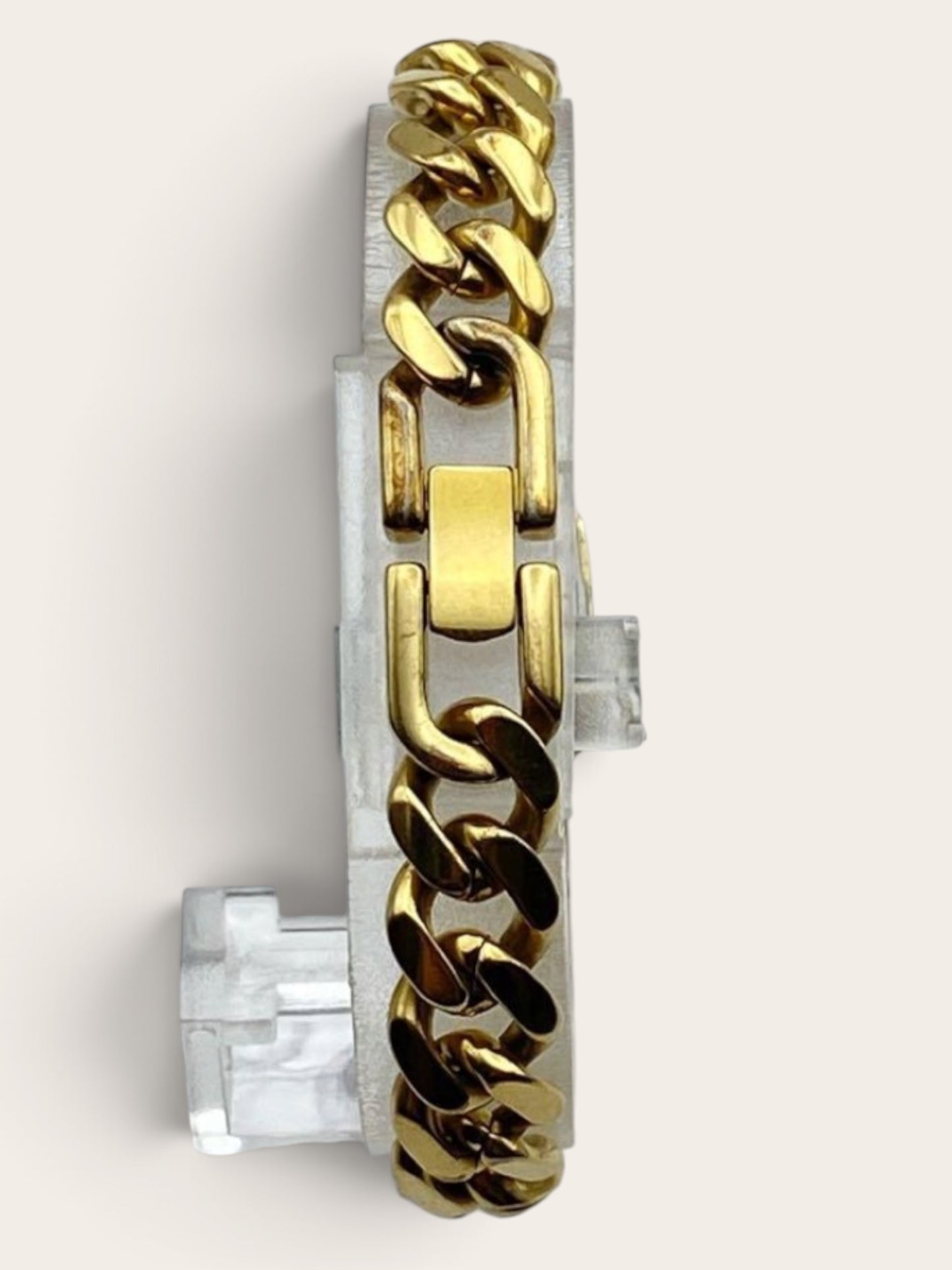 SEIKO Gold-Tone Chain Bracelet Watch