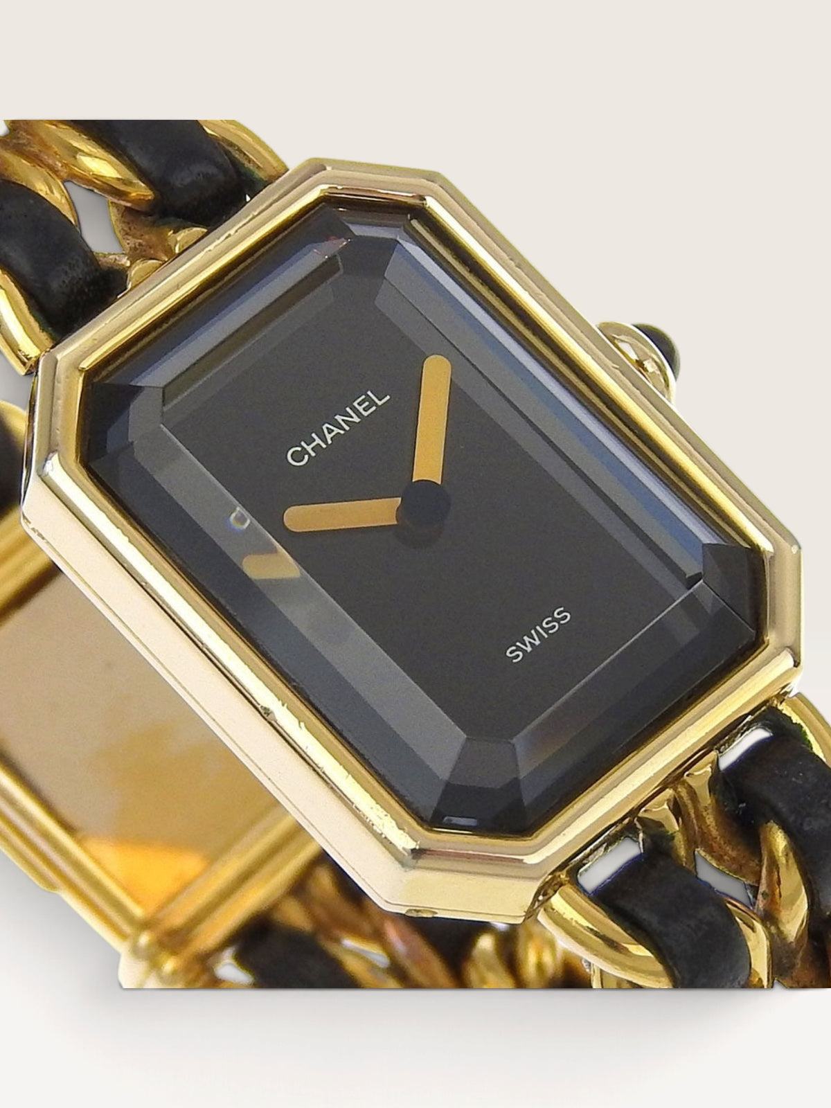 CHANEL Première L H0001 Gold-Plated – Vintage Quartz Watch