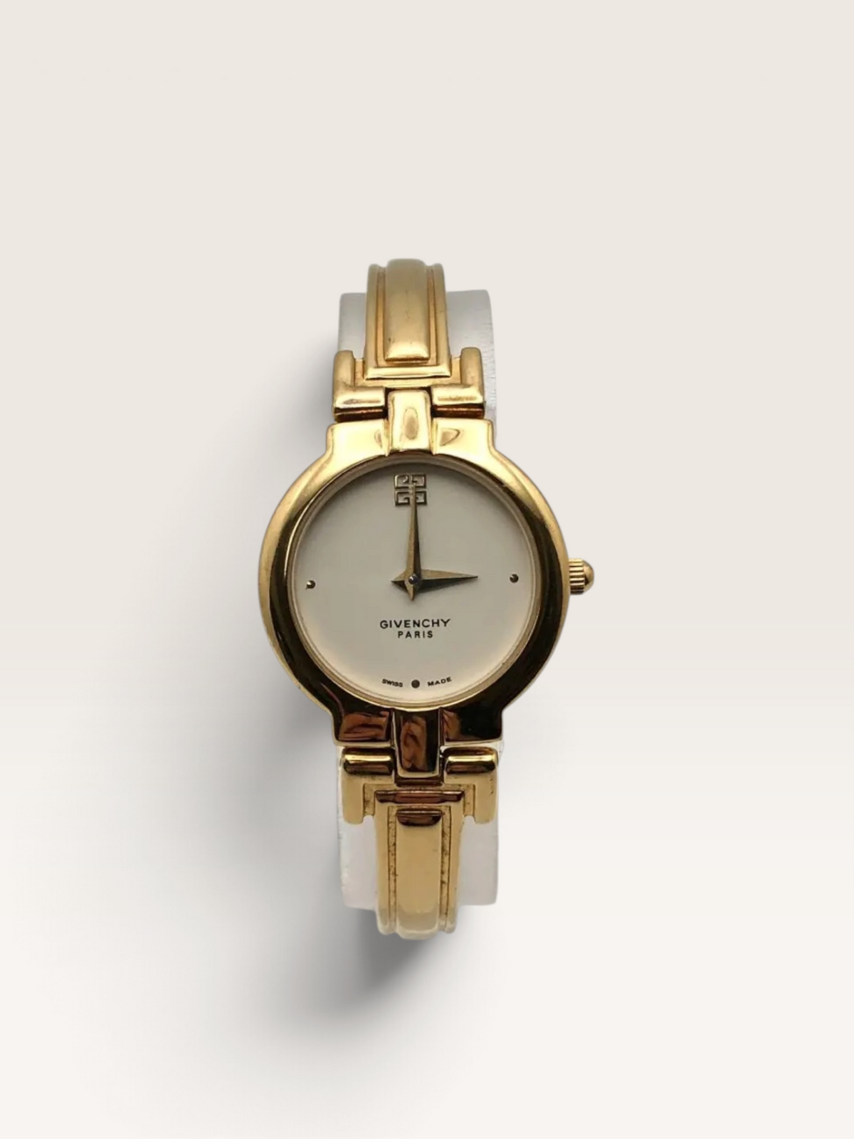 Vintage GIVENCHY Gold-Tone Bangle Watch