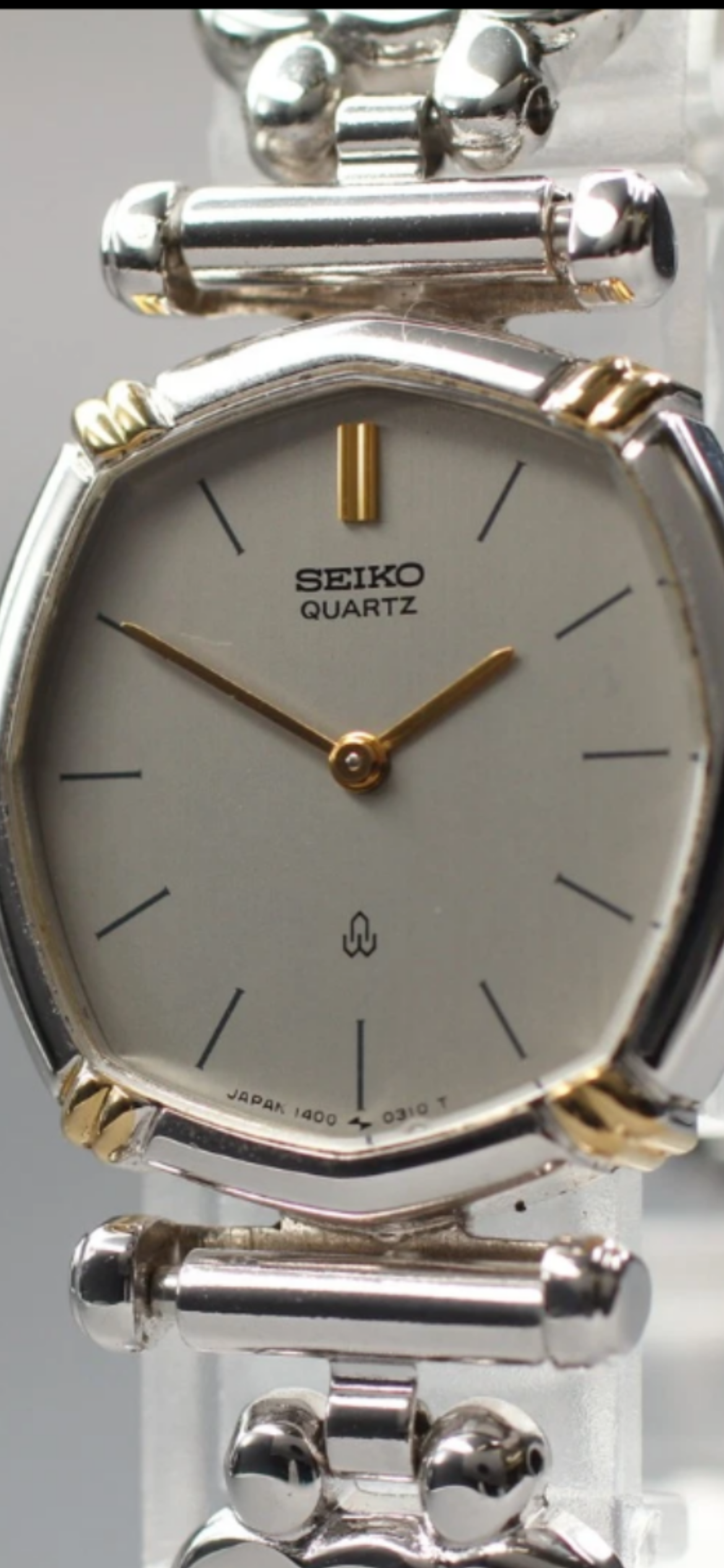 Seiko Socie Octagonal-Case Watch with New Bambi Silver Bracelet