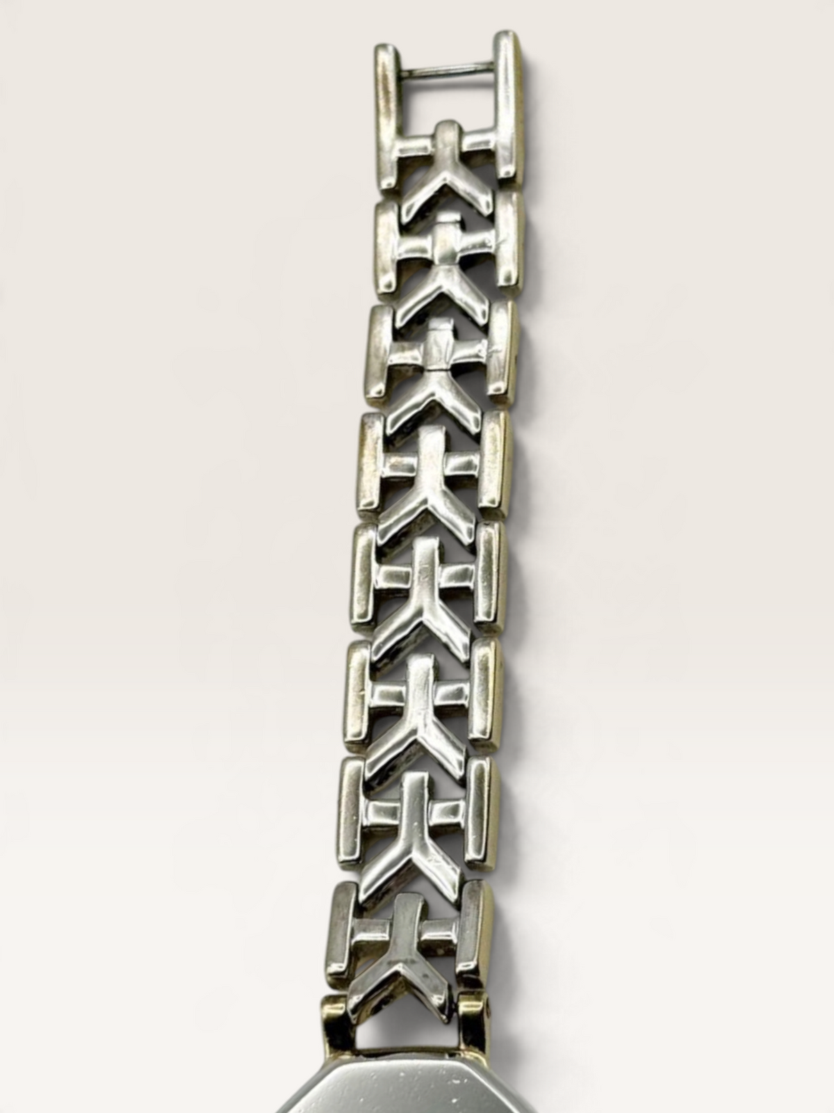 Yves Saint Laurent Octagonal Two-Tone Bracelet Watch