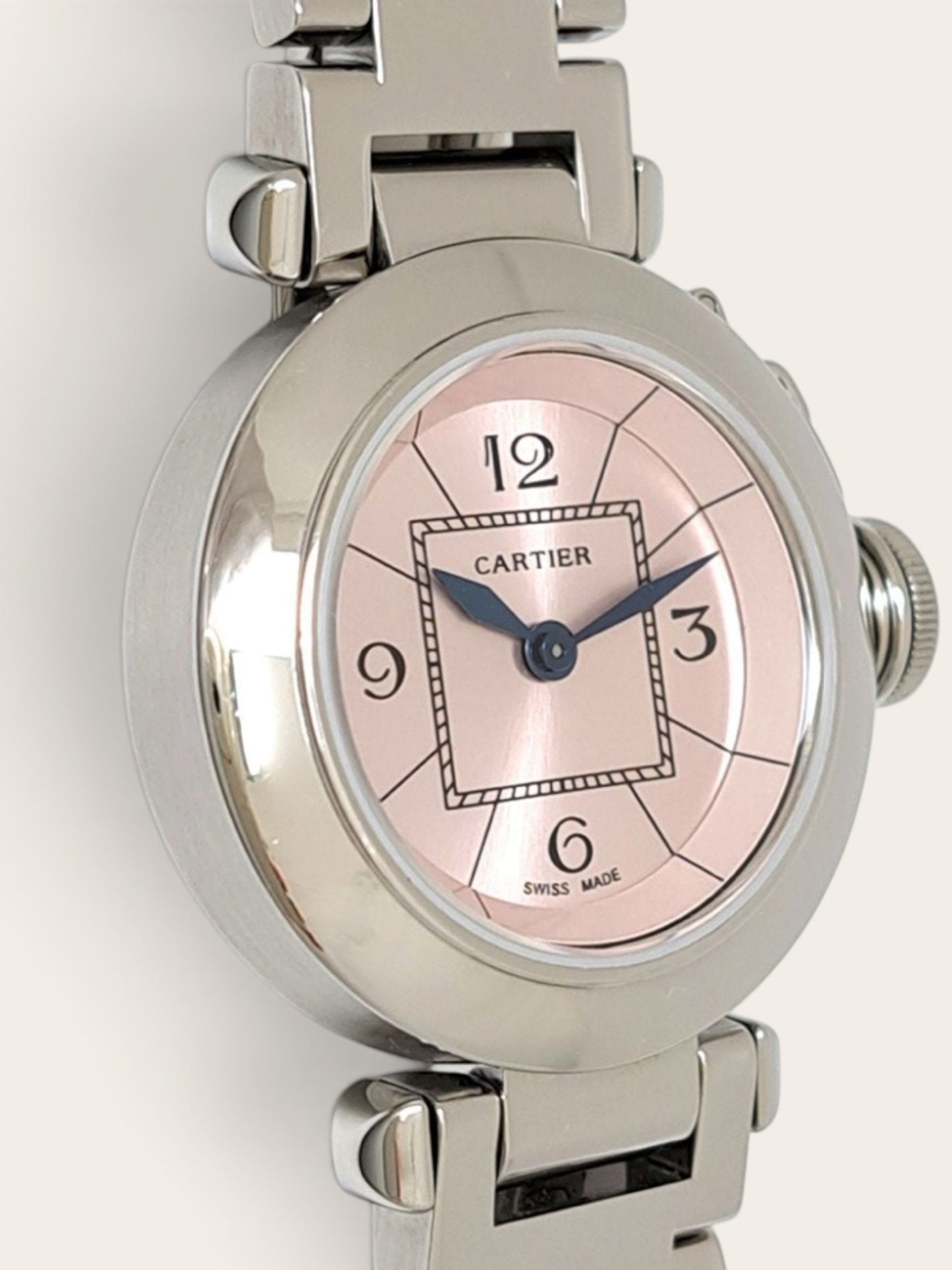 Cartier Miss Pasha Pink Dial Quartz Watch