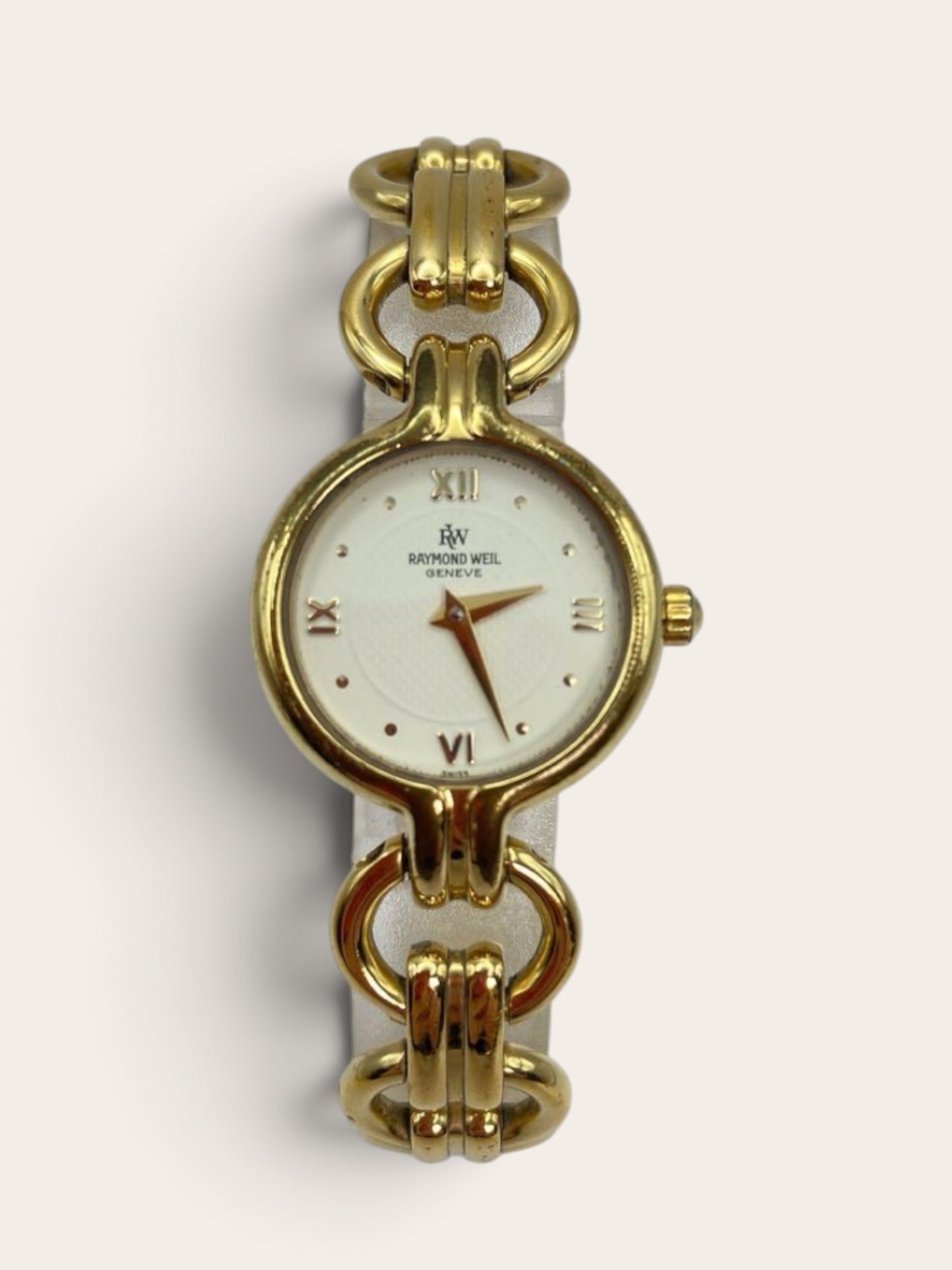 RAYMOND WEIL Gold-Tone Link Bracelet Watch