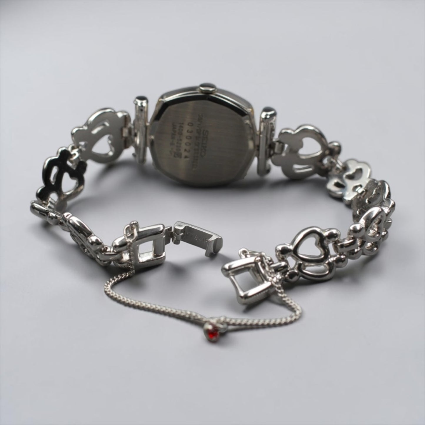 Seiko Socie Octagonal-Case Watch with New Bambi Silver Bracelet