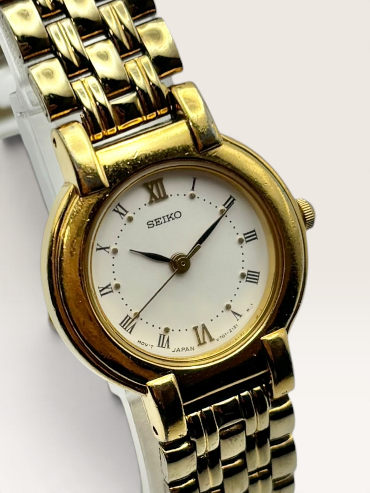 SEIKO Roman Numeral Vintage Quartz Watch
