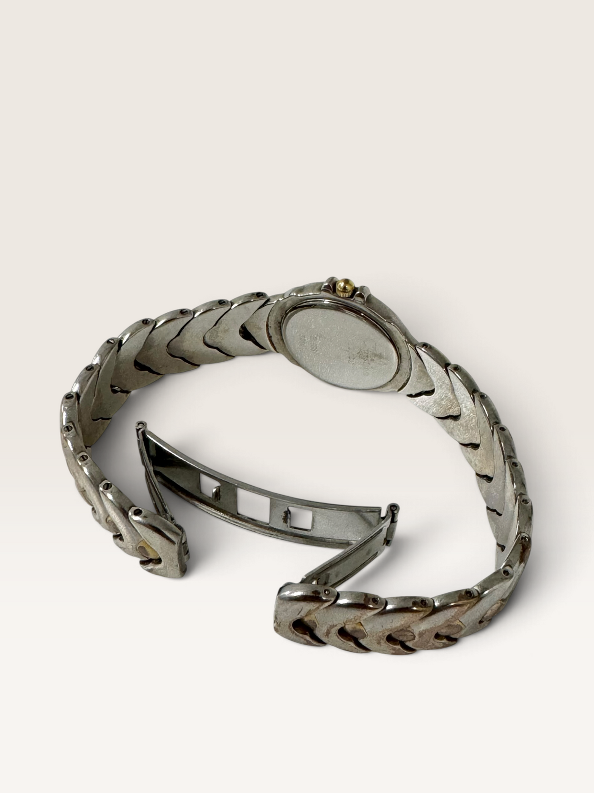 Christian Dior Two-Tone Roman Numeral Watch – Vintage Bracelet Watch
